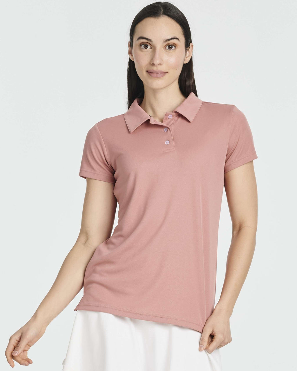 3 Pack: Womens Short Sleeve Dry-Fit Performance Polo Shirt (Available In Plus Size)