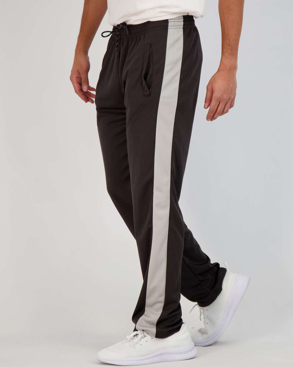 3 Pack: Mens Mesh Active Open Bottom Sweatpants