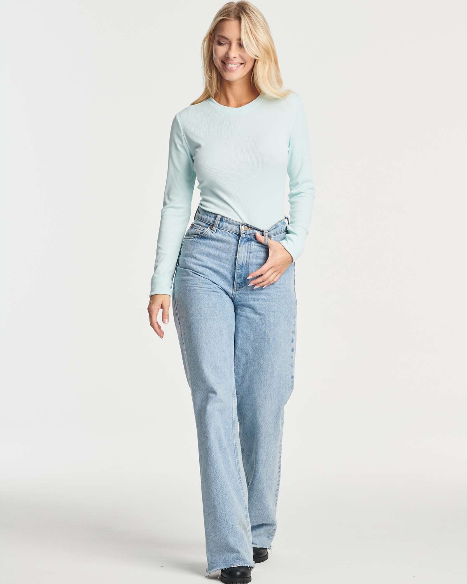 3 Pack: Women's Long Sleeve Ribbed Bodysuit