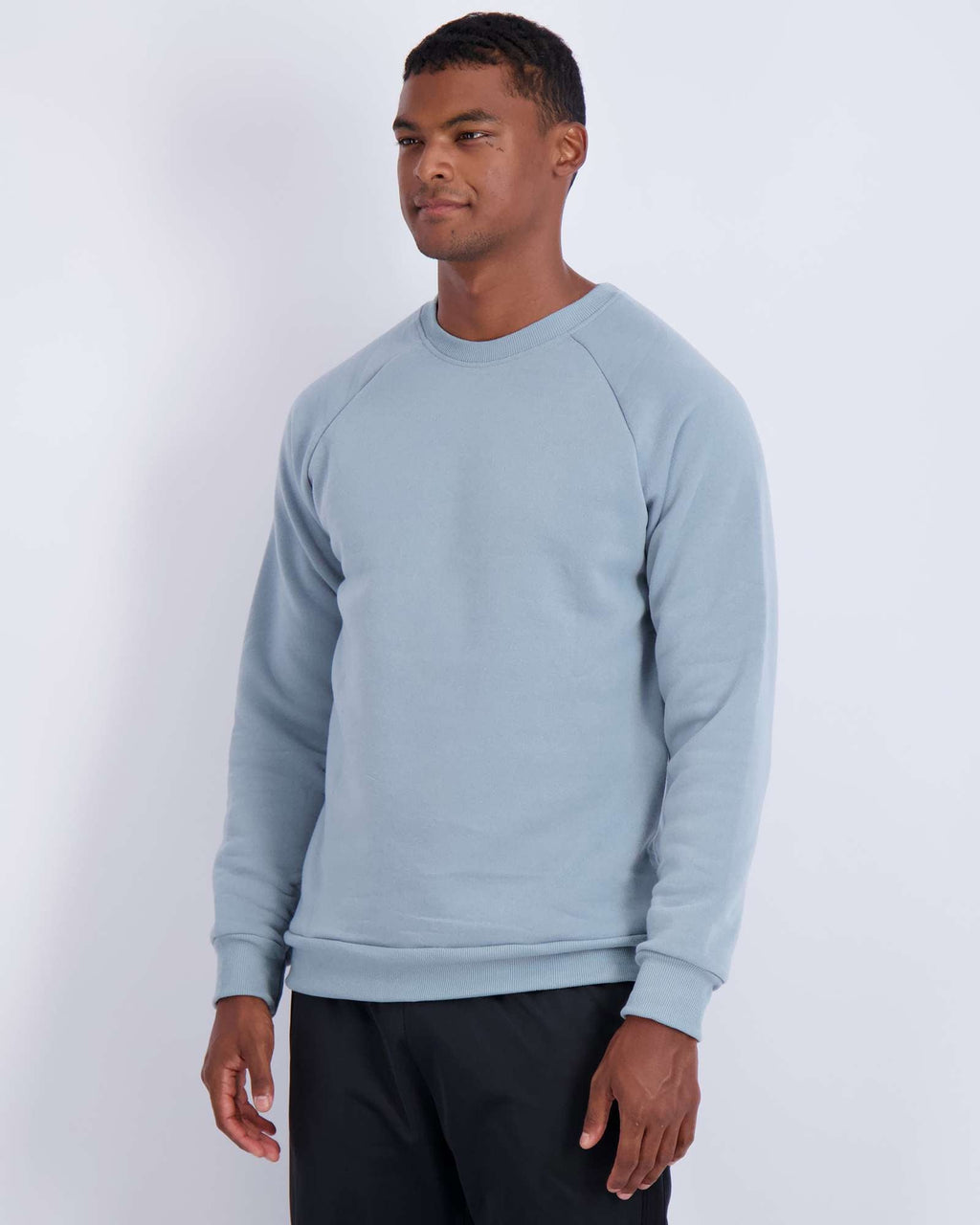 3 Pack: Mens Fleece Crewneck Pullover Sweatshirt