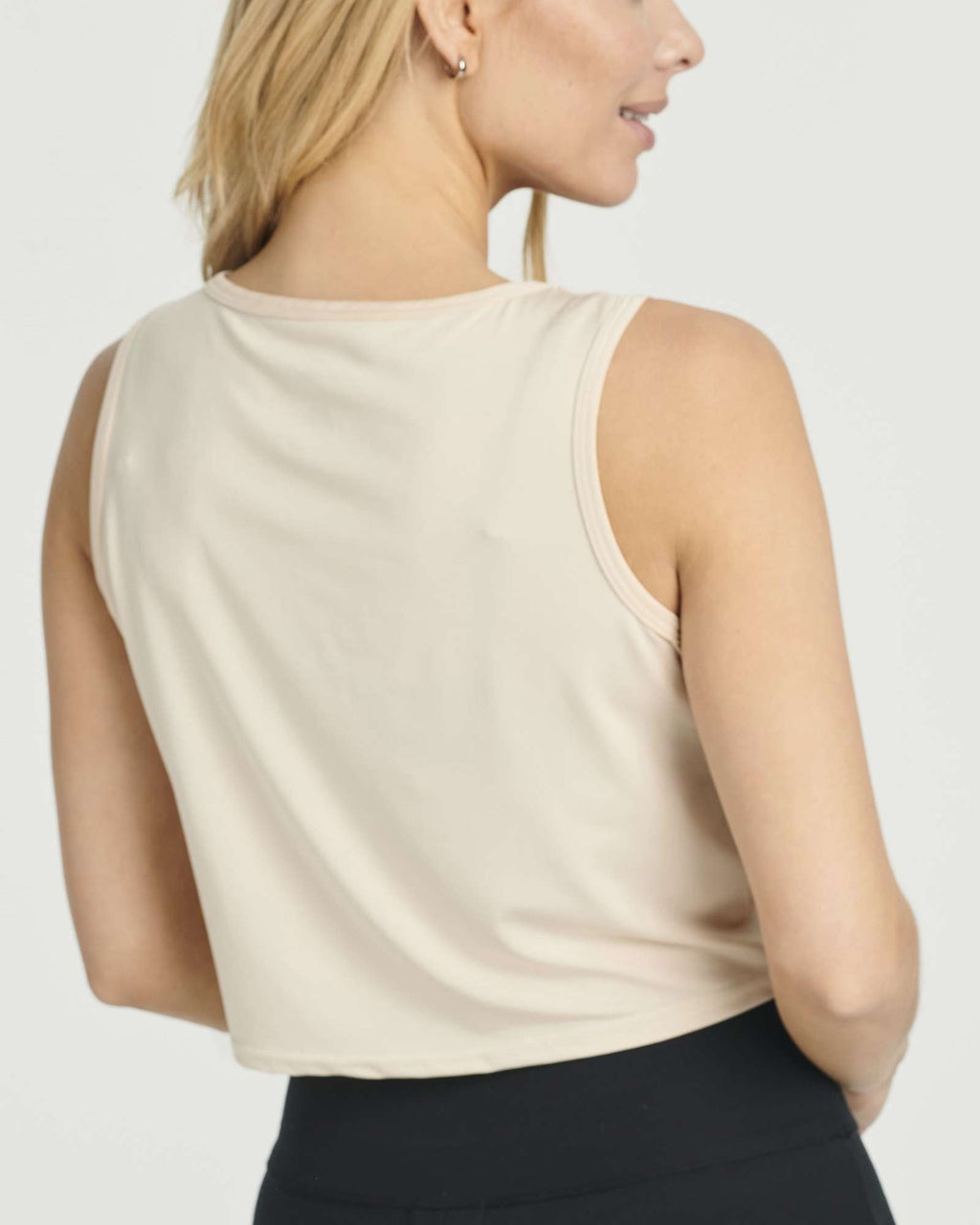 5 Pack: Women's Dry-Fit Twist Front Sleeveless Crop Top