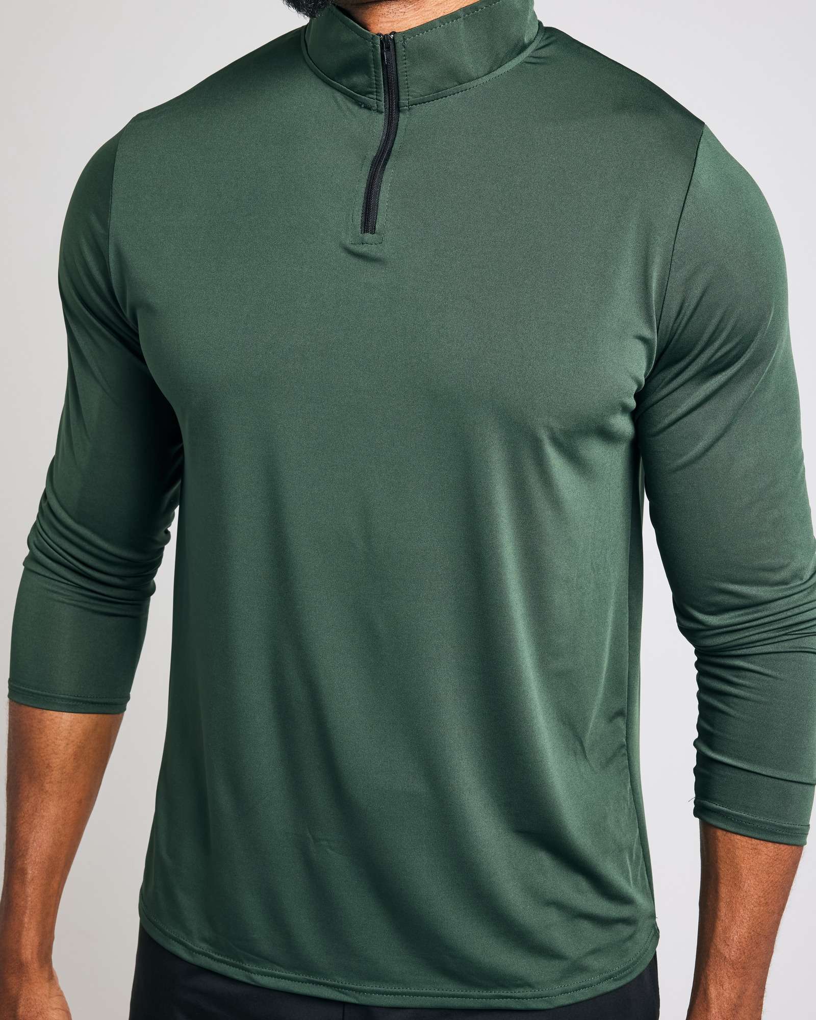 3 Pack: Mens Active Dry-Fit Quarter Zip Pullover (Available in Big & Tall)