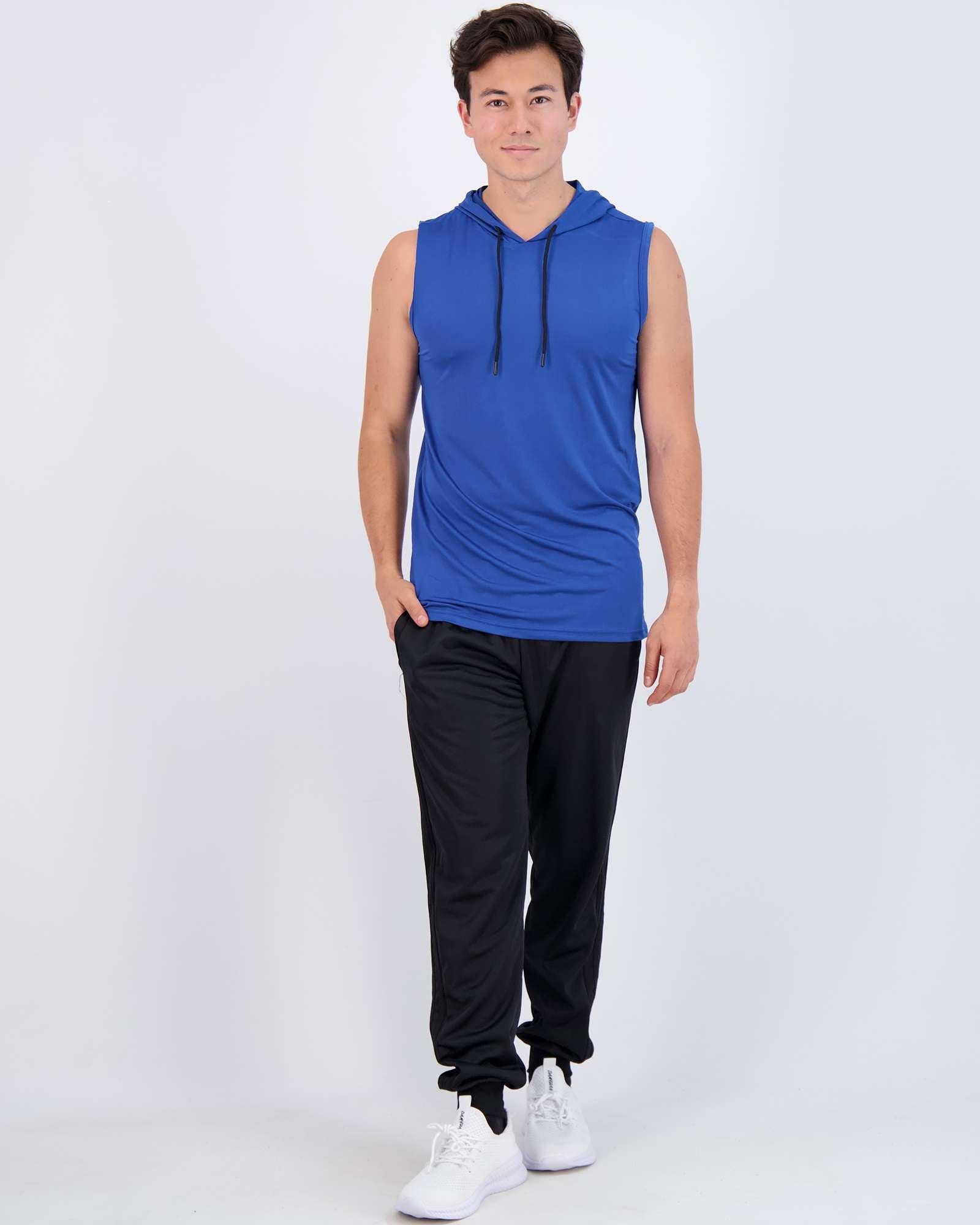 3 Pack: Men’s Dry-Fit Active Tank Top Hoodie
