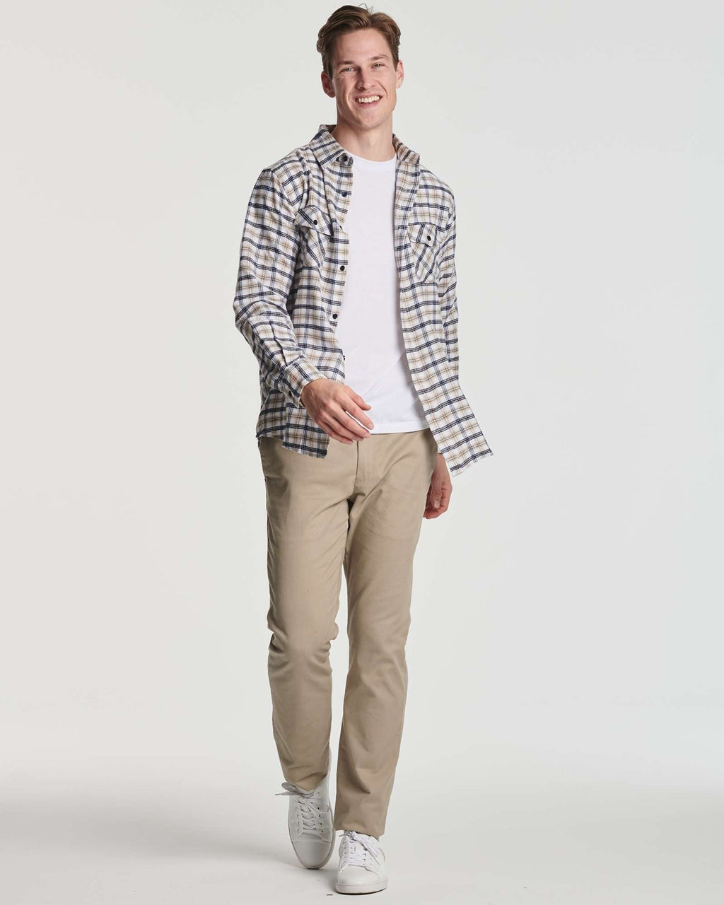 3 Pack: Men's Long-Sleeve Flannel Shirt