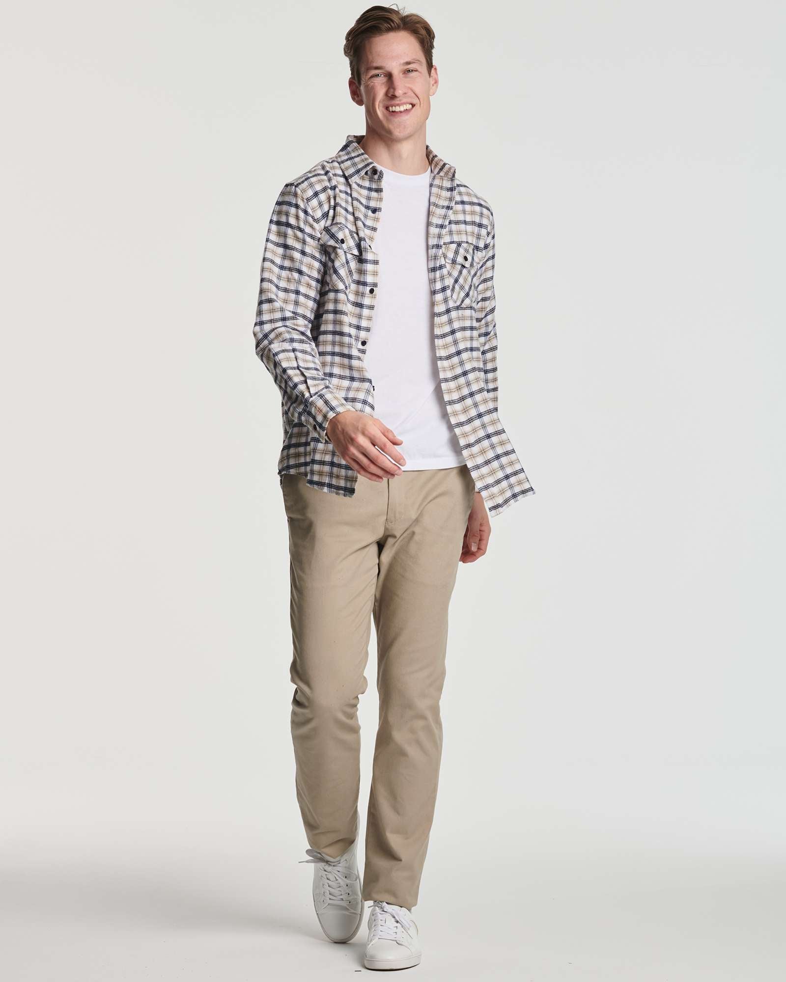 3 Pack: Men's Long-Sleeve Flannel Shirt