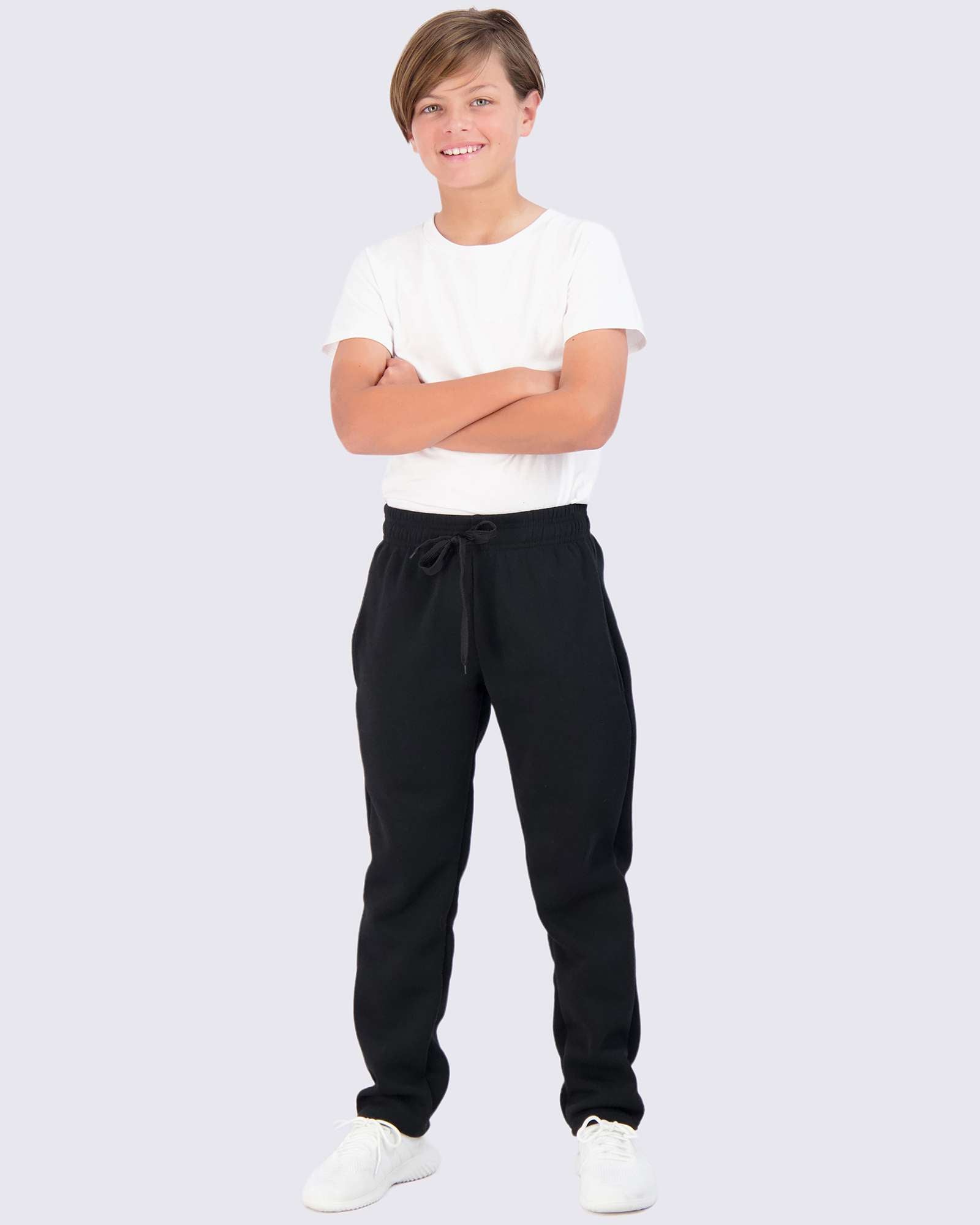 3 Pack: Boys Fleece Open Bottom Sweatpants