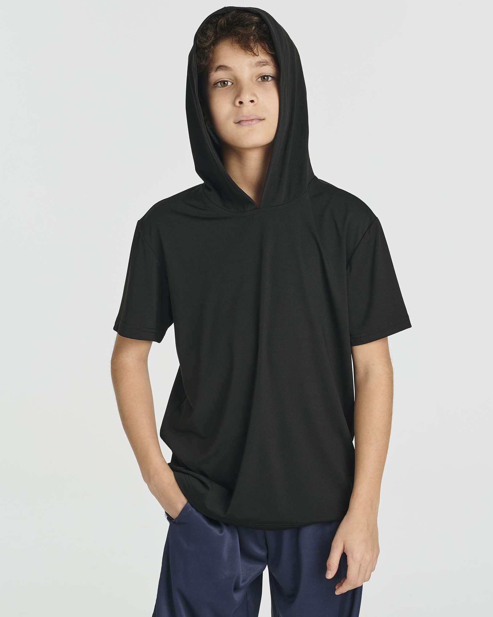 3 Pack: Boys' Dry-Fit Short Sleeve Workout Hoodie