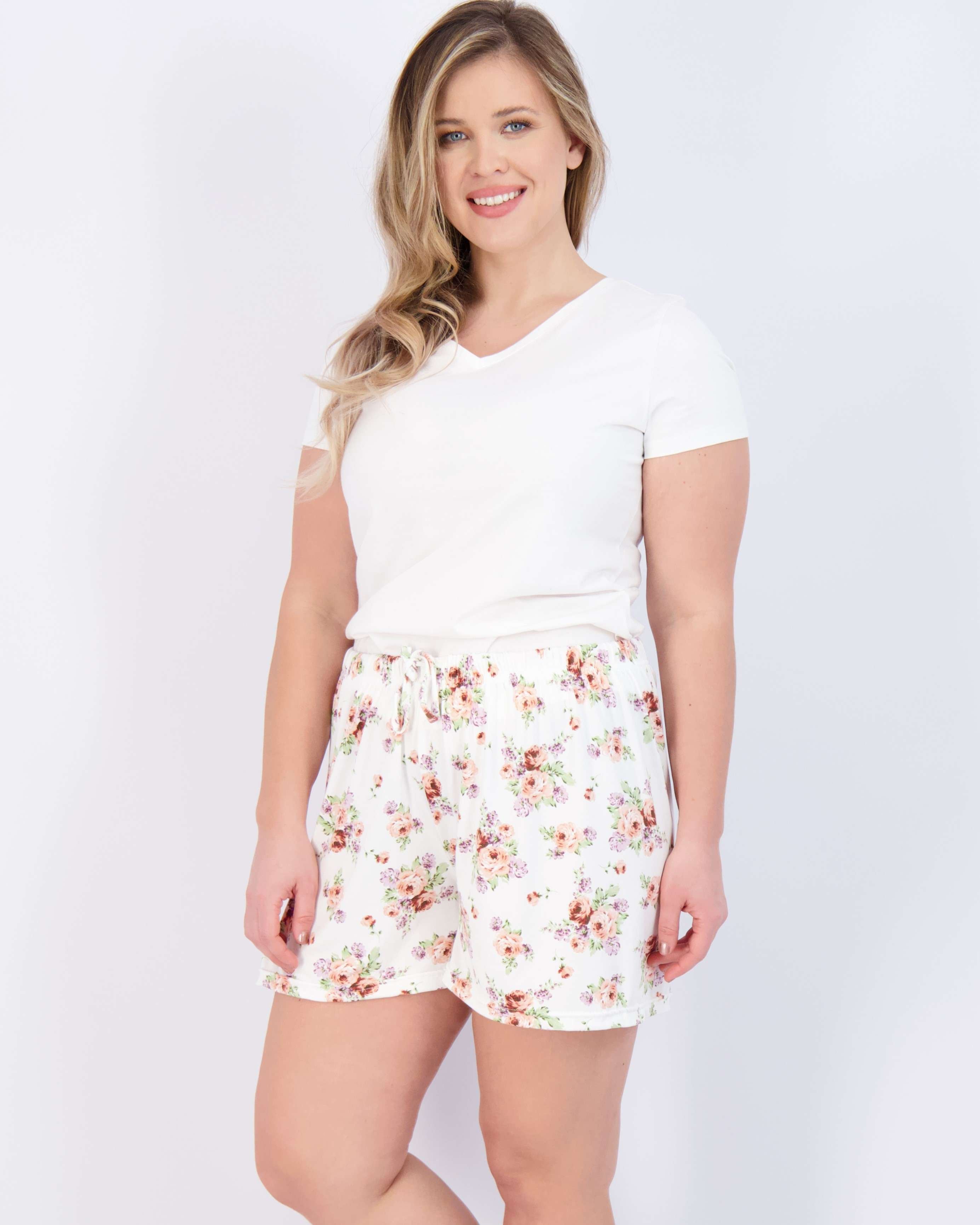 3 Pack: Womens Ultra-Soft Pajama Lounge Shorts