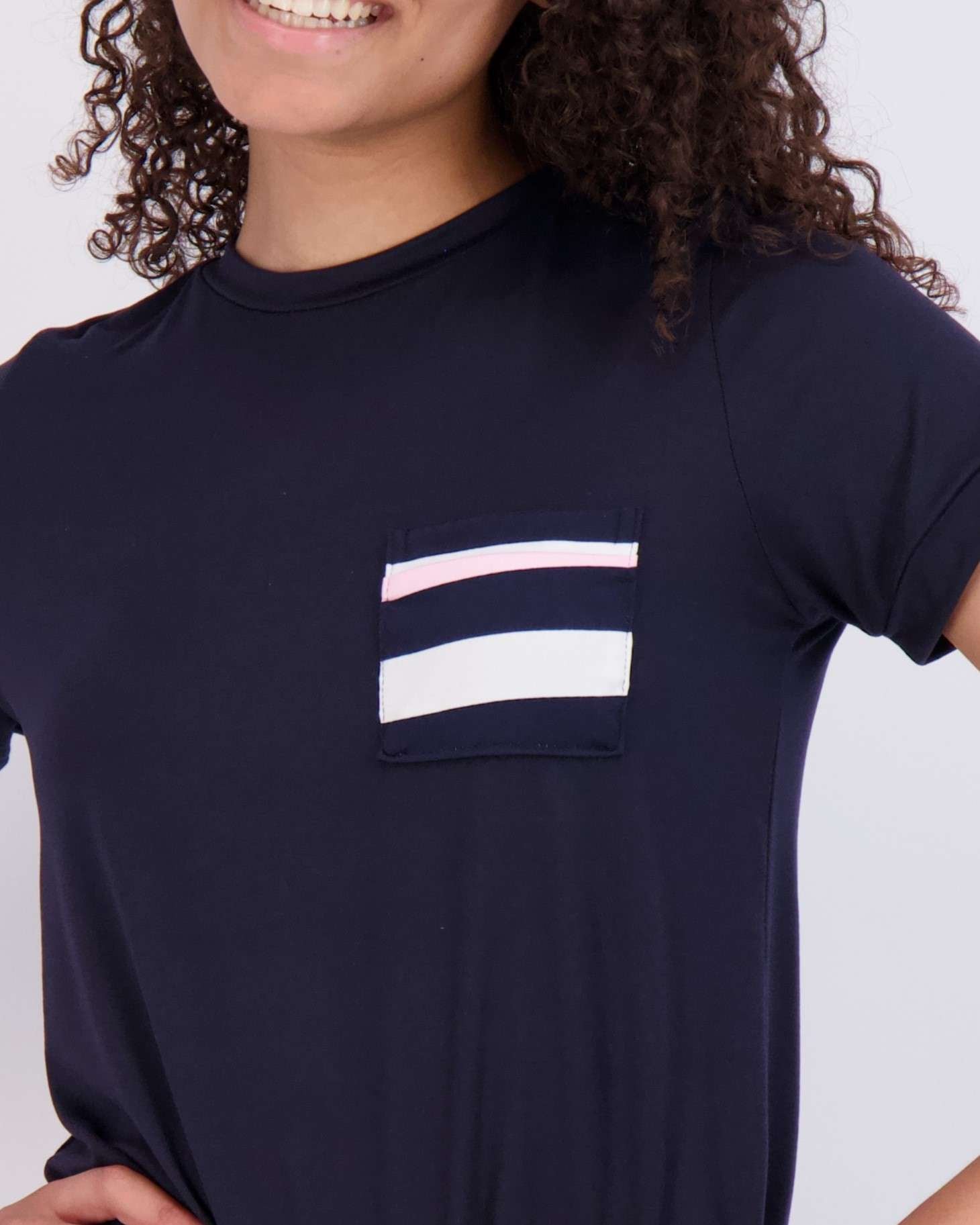 4 Piece: Womens Short Sleeve with Shorts Pajama Set