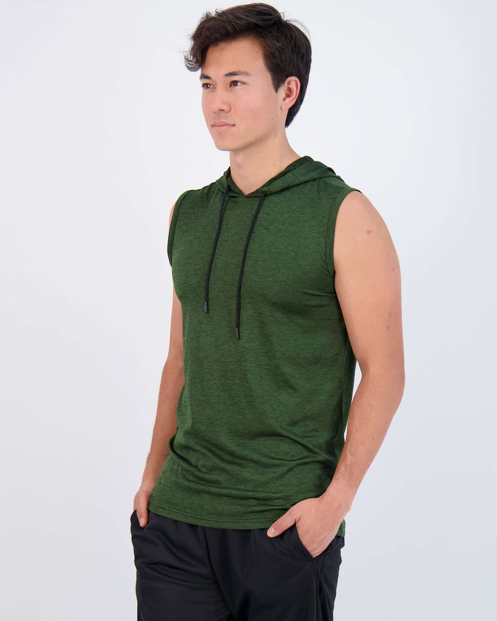 3 Pack: Men’s Dry-Fit Active Tank Top Hoodie