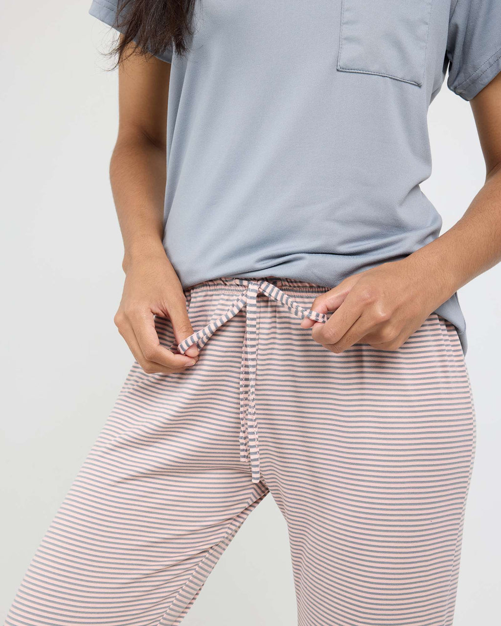 2 Pack: Women’s Pajama Set Super-Soft Short Sleeve V-Neck Top With Pants (Available in Plus Size)