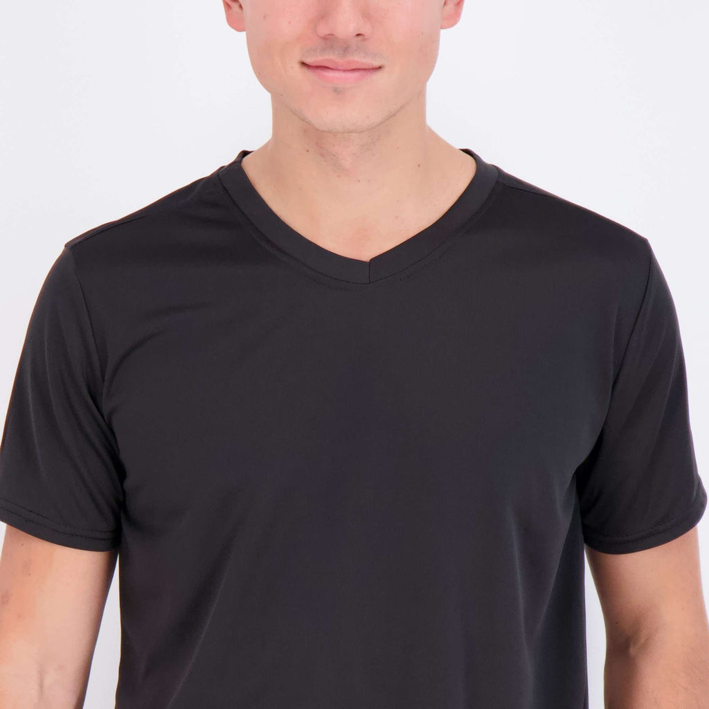5 Pack: Mens V-Neck Mesh Active Short Sleeve T-Shirt (Available in Big & Tall)