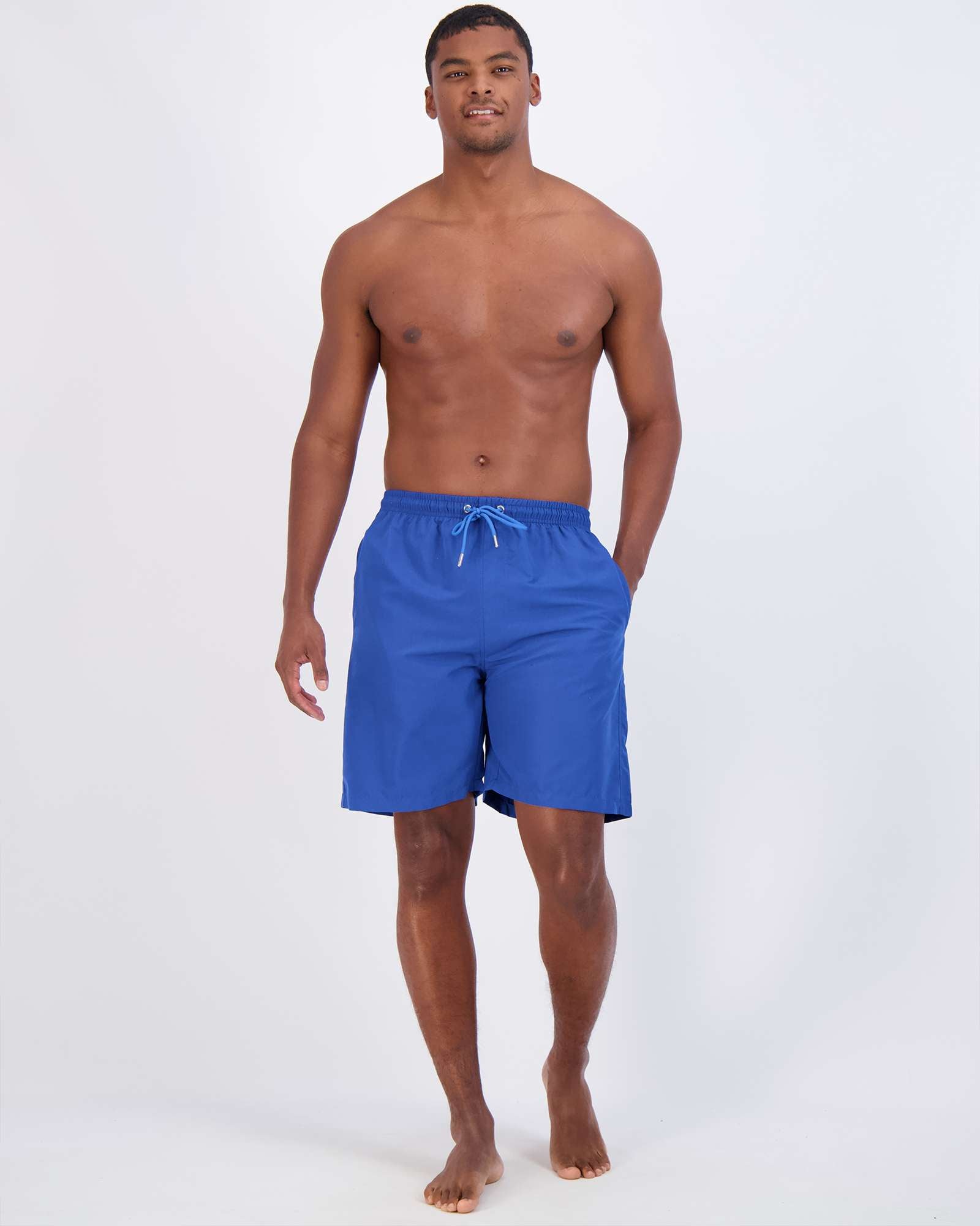 3 Pack: Men's 7" Quick-Dry Swim Trunk with Mesh Lining (Available in Big & Tall)