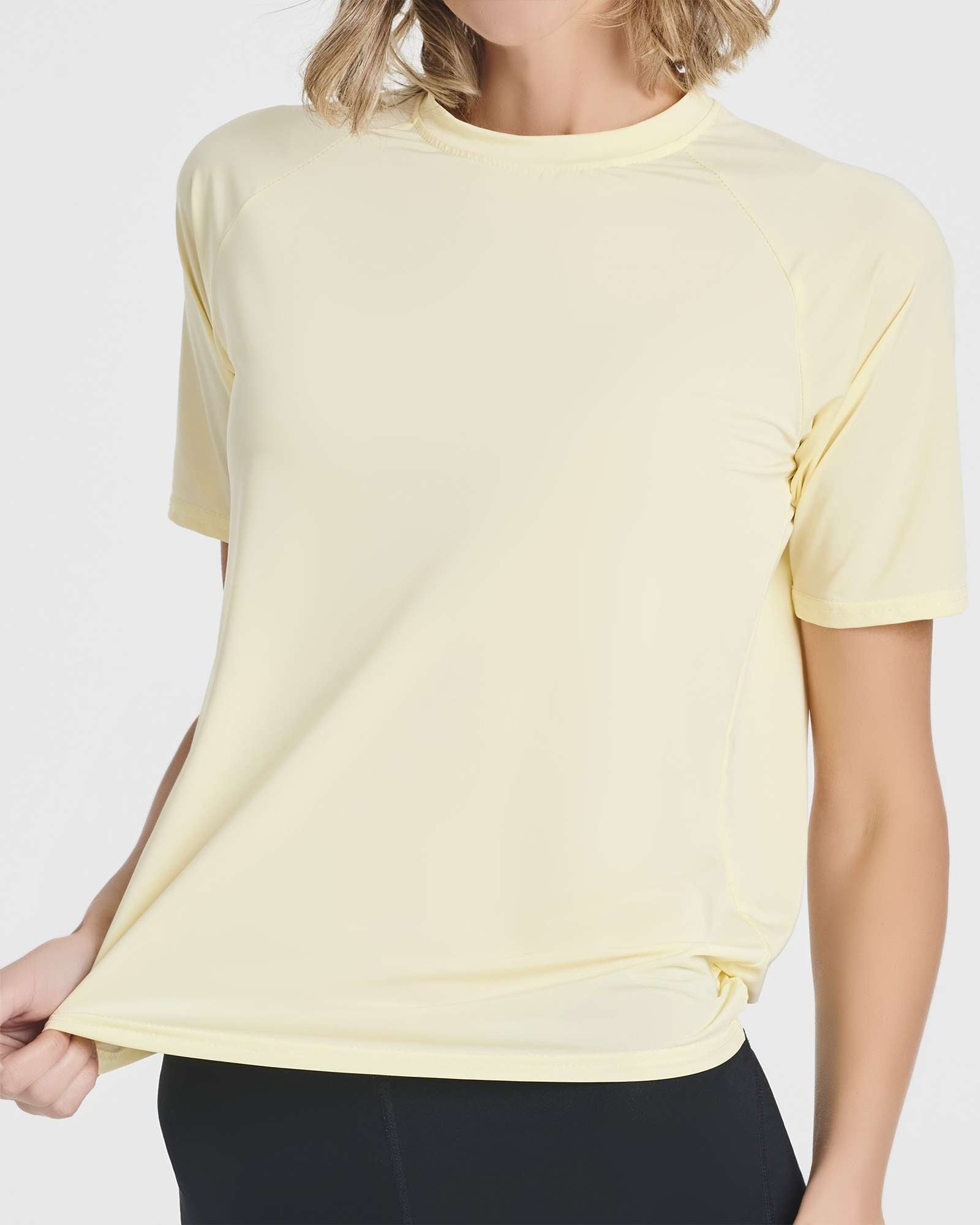 4 Pack: Women's UPF Short Sleeved Rashguard Top