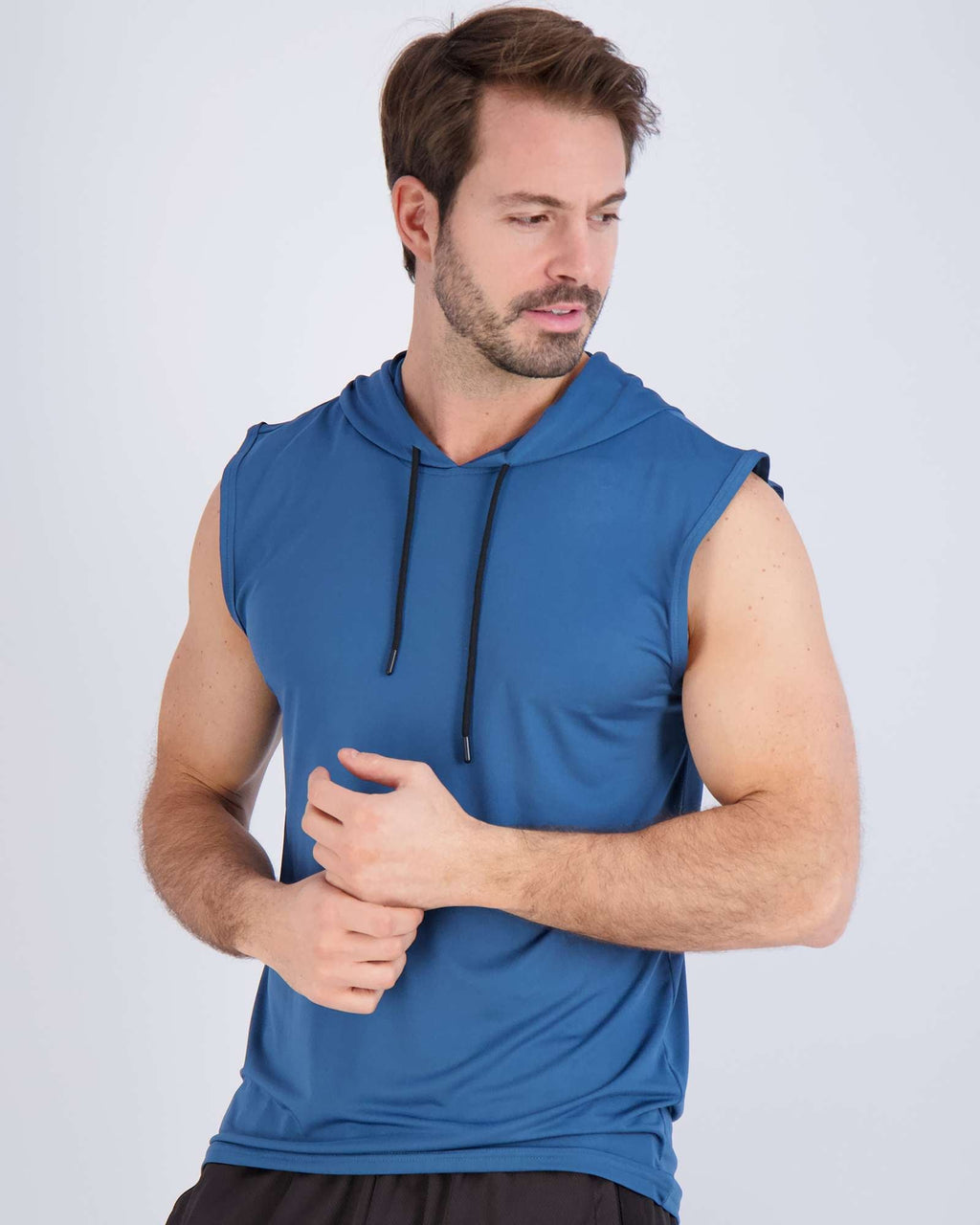 3 Pack: Men’s Dry-Fit Active Tank Top Hoodie