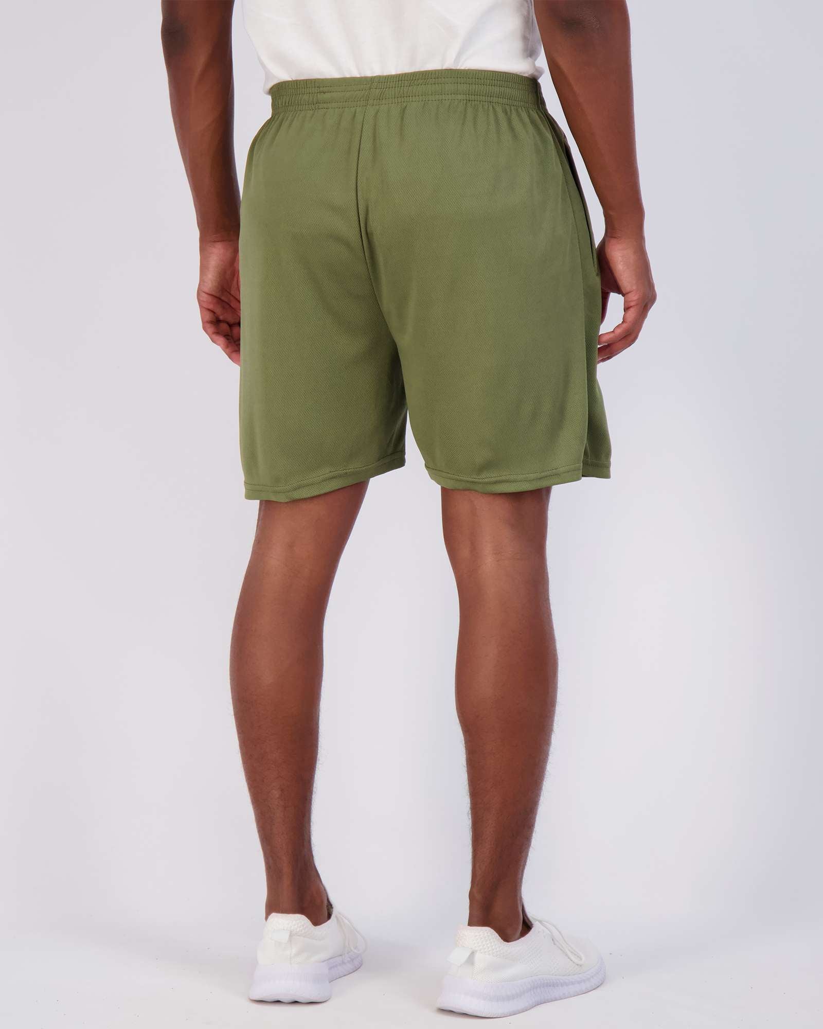 4 Pack: 7" Athletic Running Quick Dry Mesh Shorts with Zipper Pockets (Available In Big & Tall)