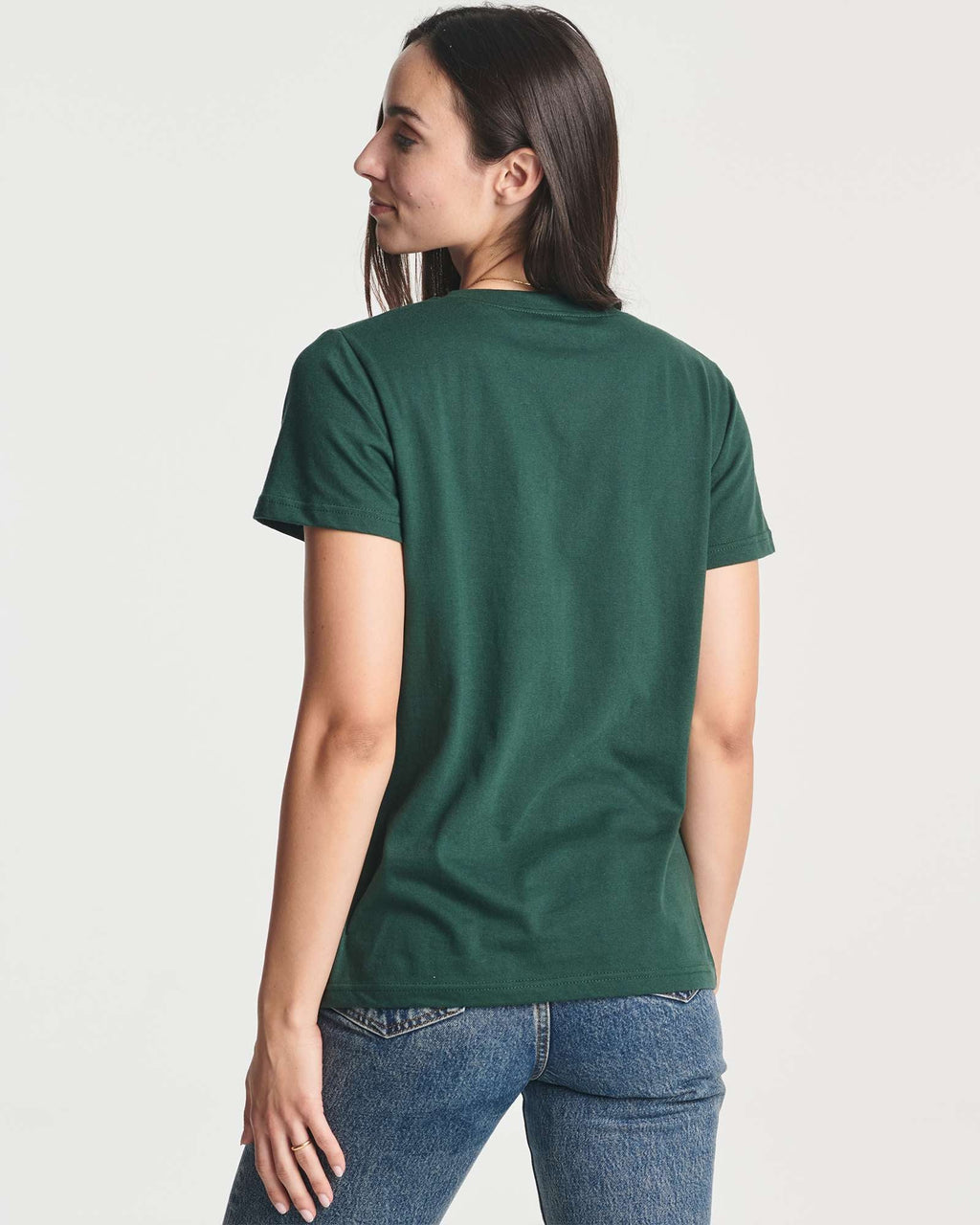 4 Pack: Women's Short-Sleeve V-Neck T-Shirt (Available in Plus Size)