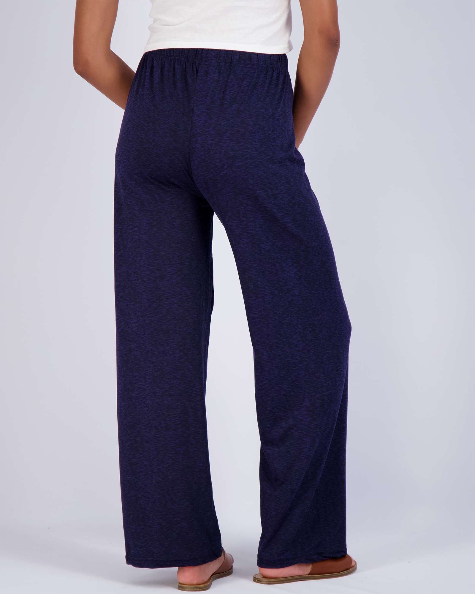 3 Pack: Womens Wide Leg Palazzo Lounge Pajama Pants