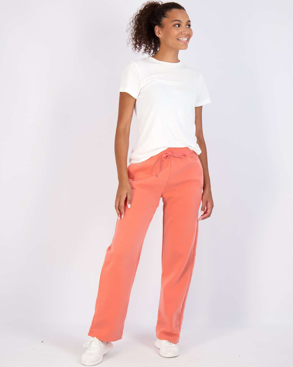 3 Pack: Womens Fleece Open Bottom Sweatpants