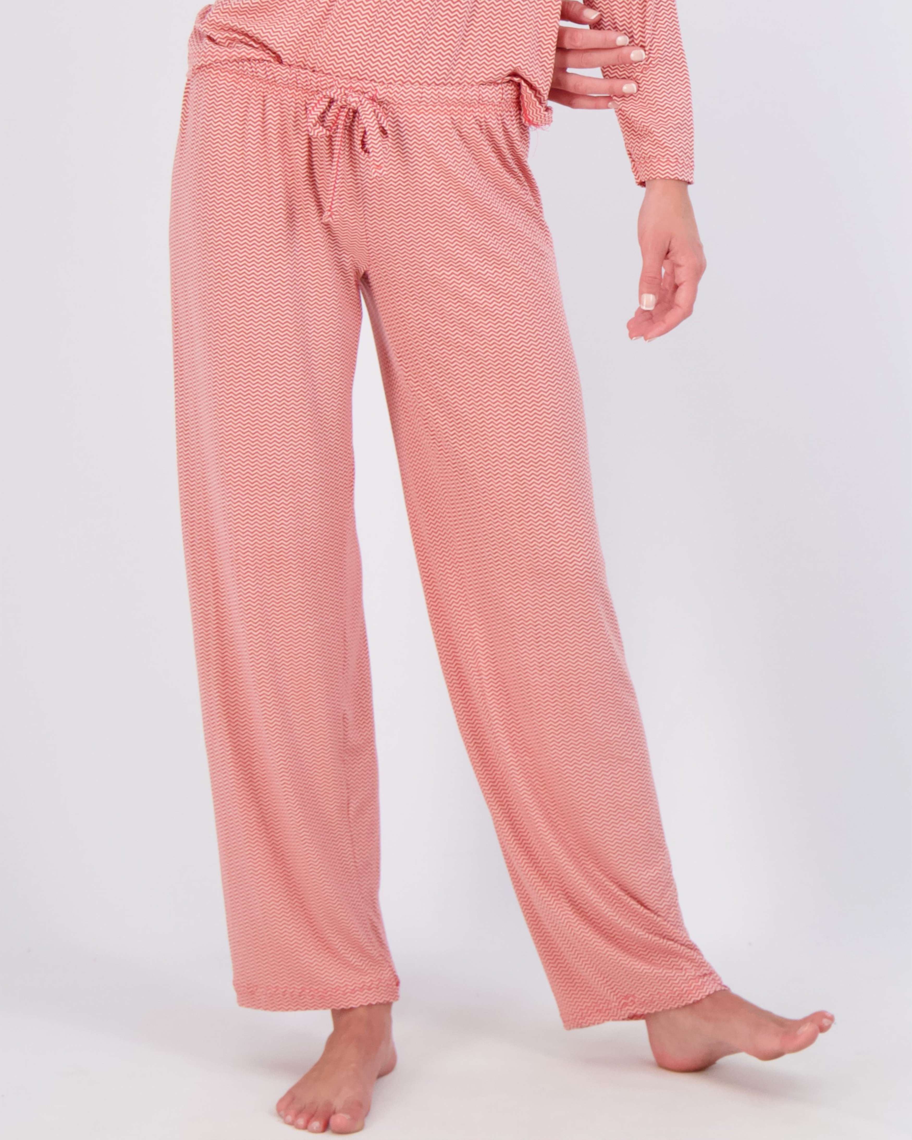 2 Pack: Women’s Pajama Set Super-Soft Long Sleeve Top With Pants