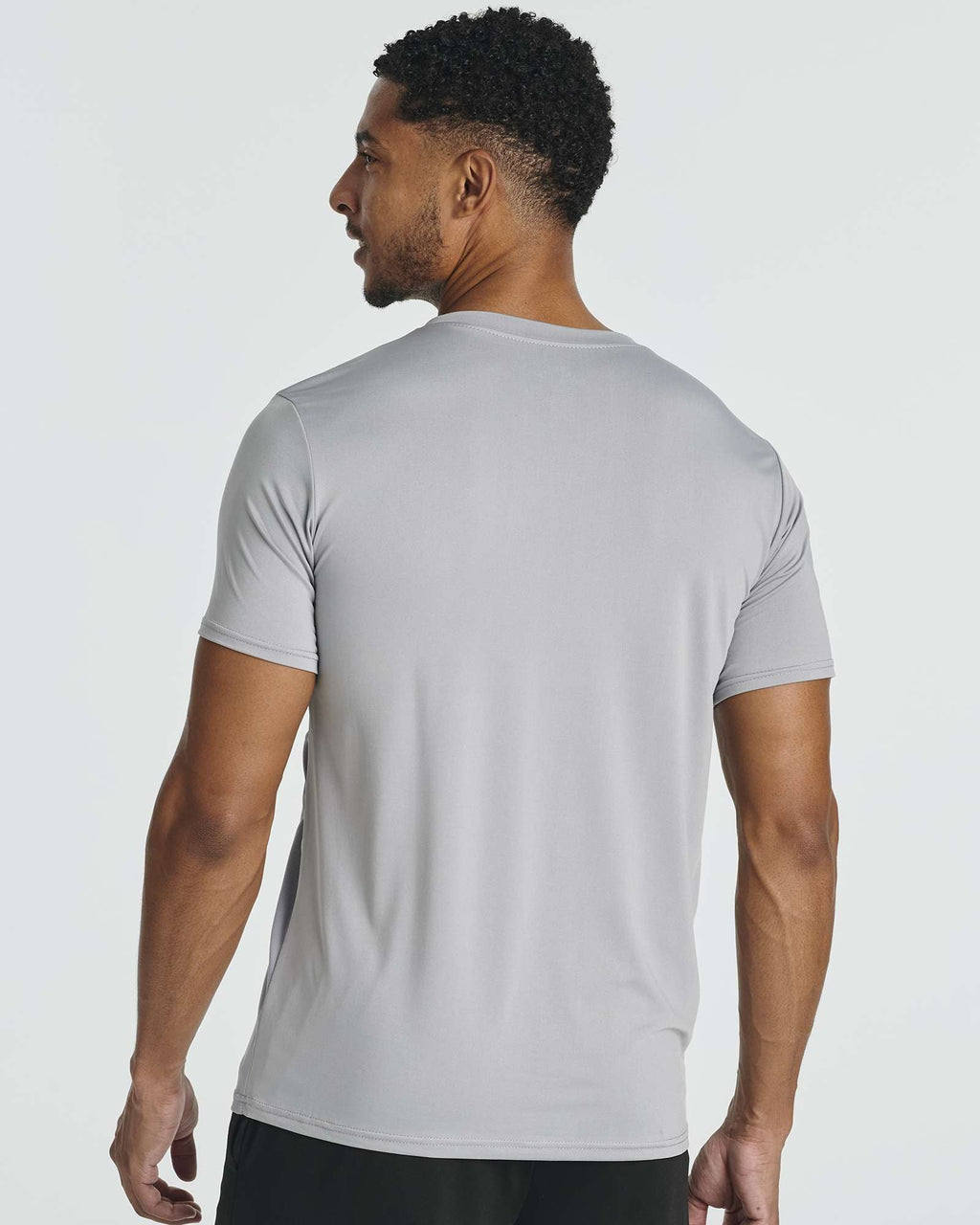 5 Pack: Mens Dry-Fit Active Crew Neck T-Shirt