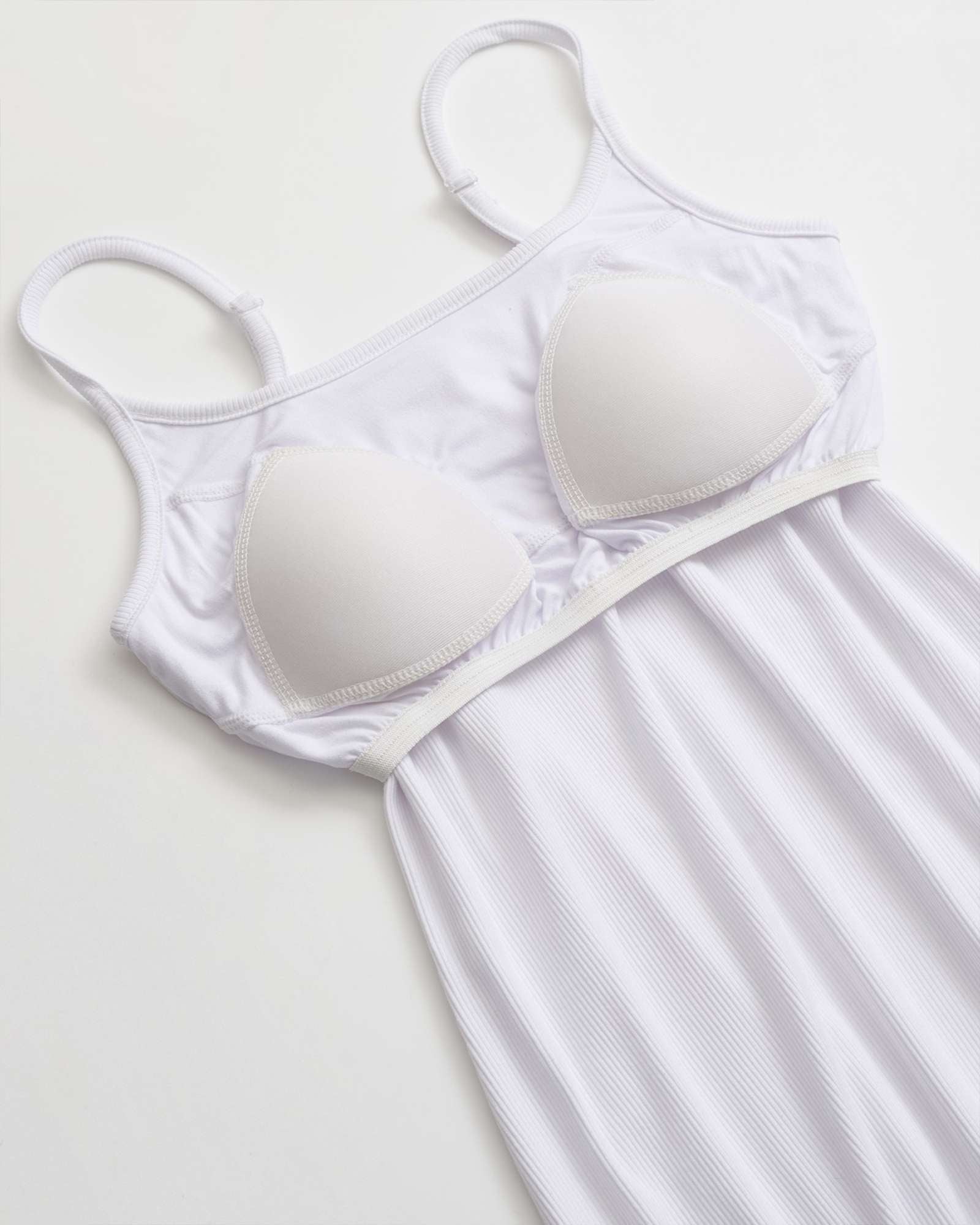 3 Pack: Women's Spaghetti Strap Tank Ribbed Mini Dress