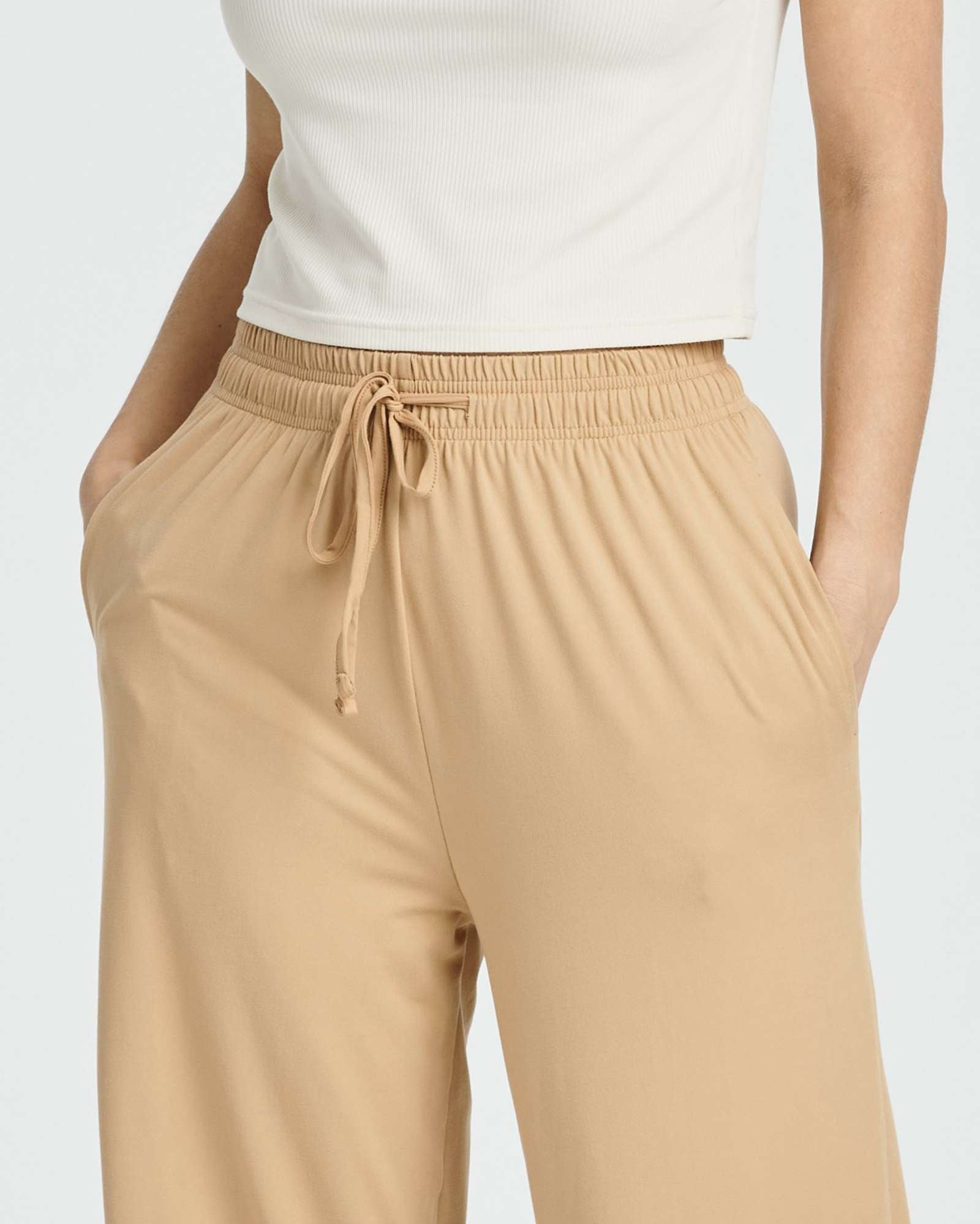 3 Pack: Women's Ultra-Soft Wide Leg Capri Pants