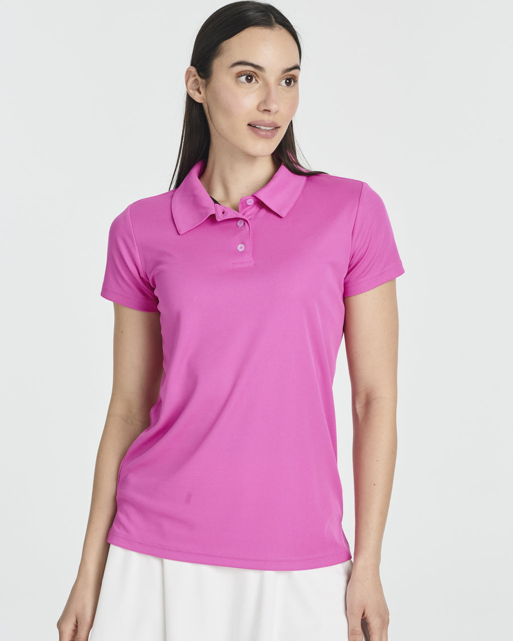3 Pack: Womens Short Sleeve Dry-Fit Performance Polo Shirt (Available In Plus Size)