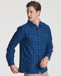 3 Pack: Mens Big & Tall Long-Sleeve Flannel Shirt