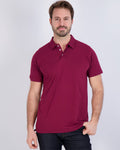 3 Pack: Men's Jersey Cotton Short Sleeve Polo Shirt