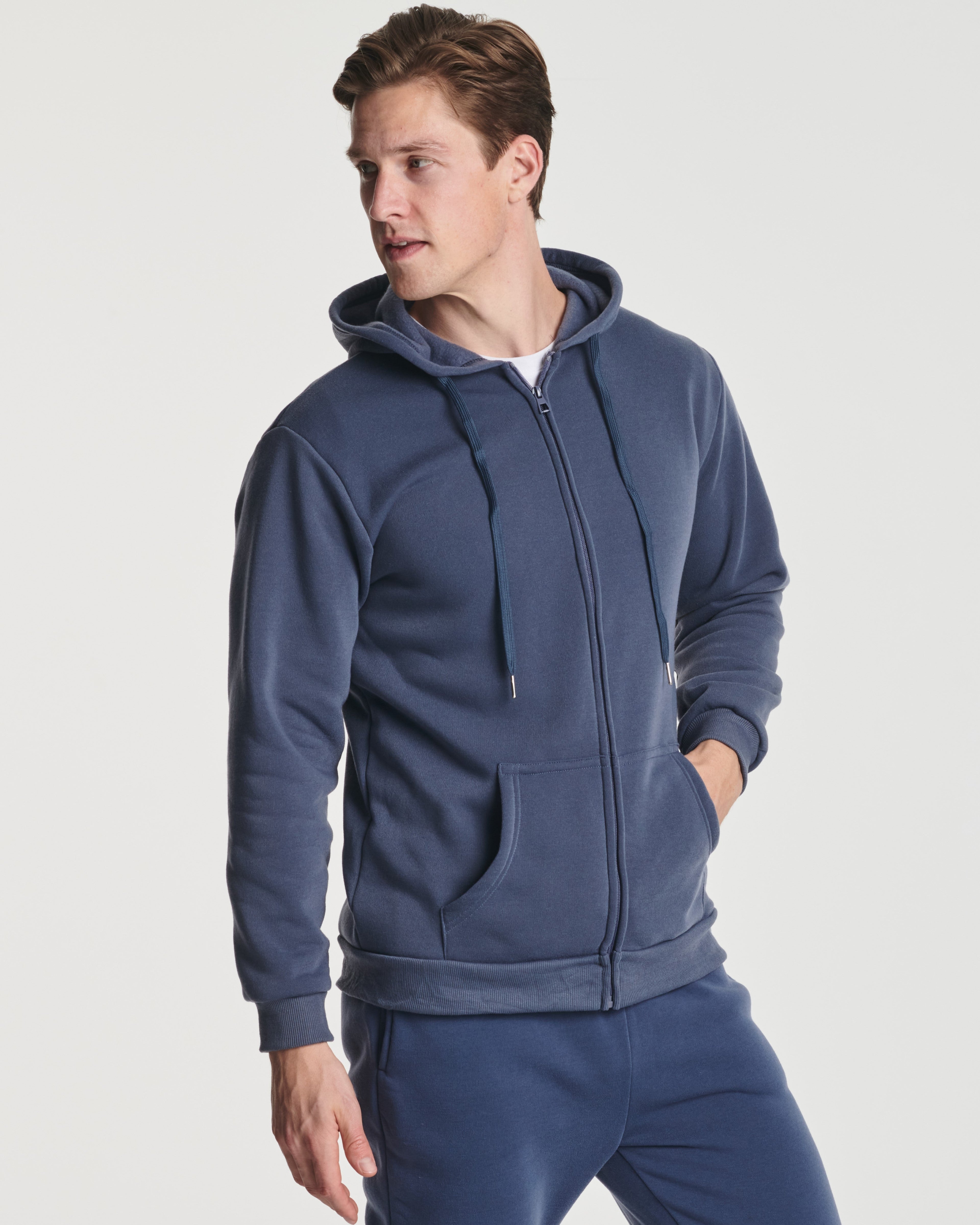 3 Pack: Mens Fleece Full Zip Hoodie Jacket