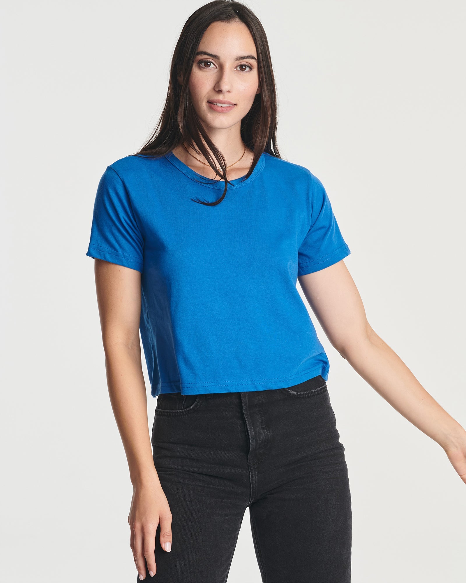 4 Pack: Women's Short Sleeve Crop Top