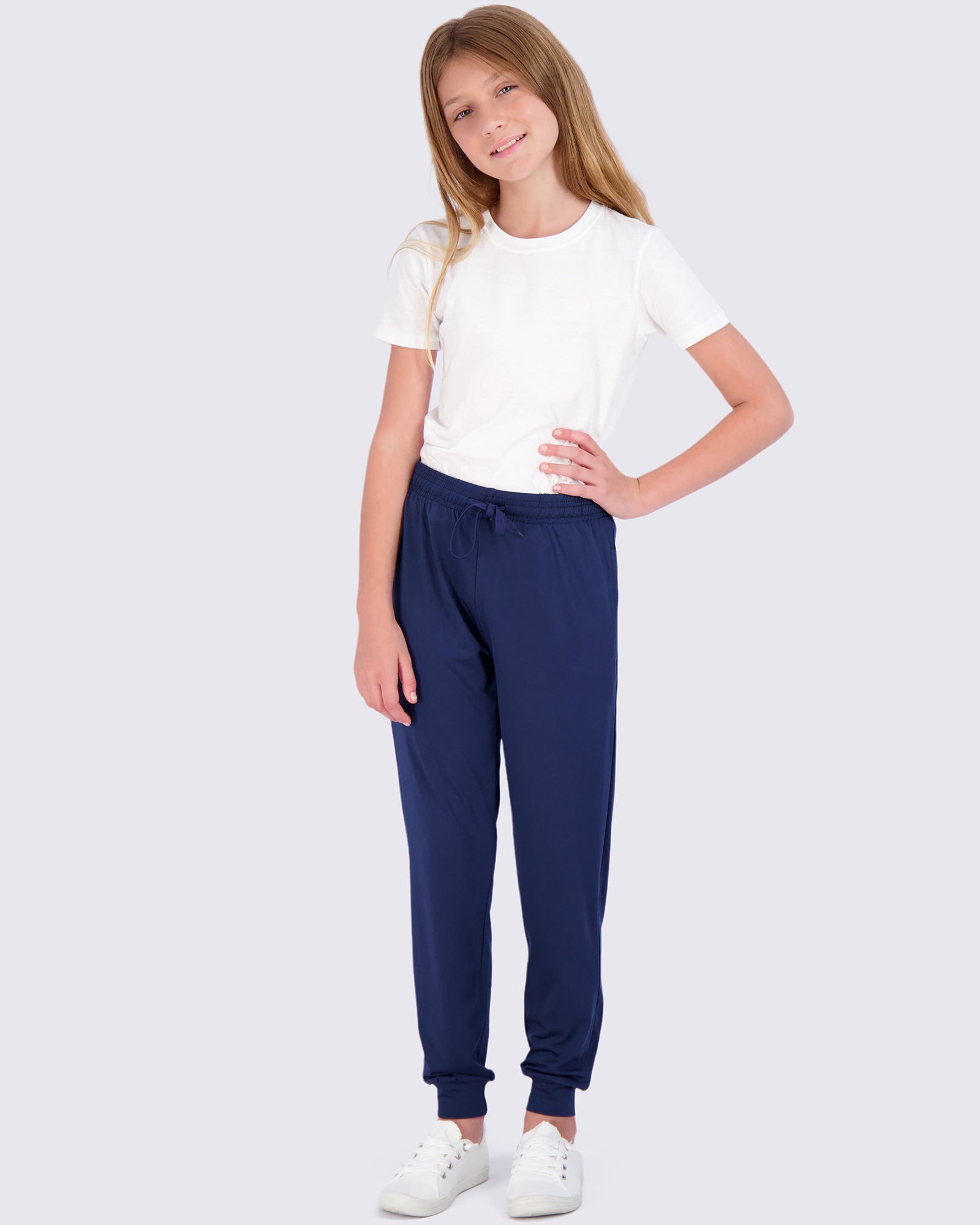 3 Pack: Girls Dry-Fit Active Jogger Sweatpants