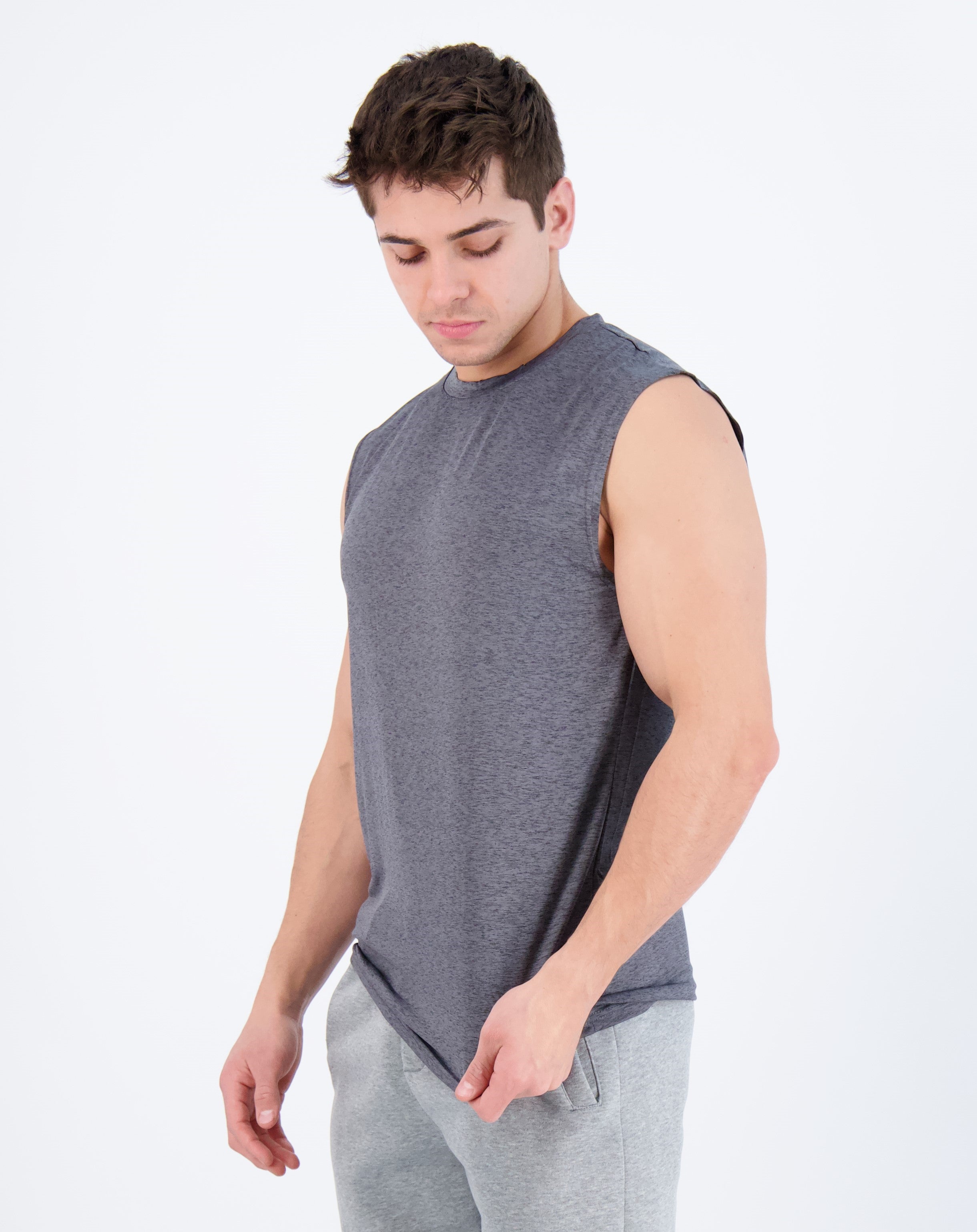 5 Pack: Mens Dry-Fit Active Tech Tank Top