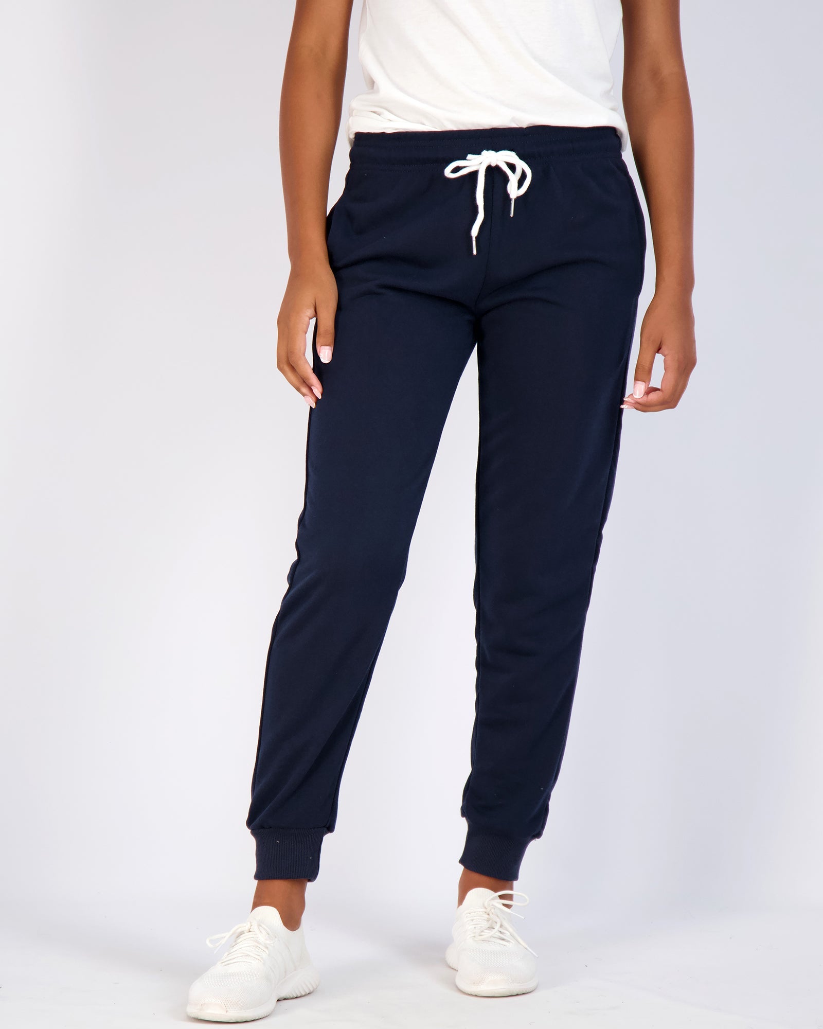 3 Pack: Womens French Terry Lounge Jogger Sweatpants