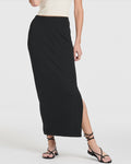 3 Pack: Women's Ribbed High Waisted Maxi Skirt