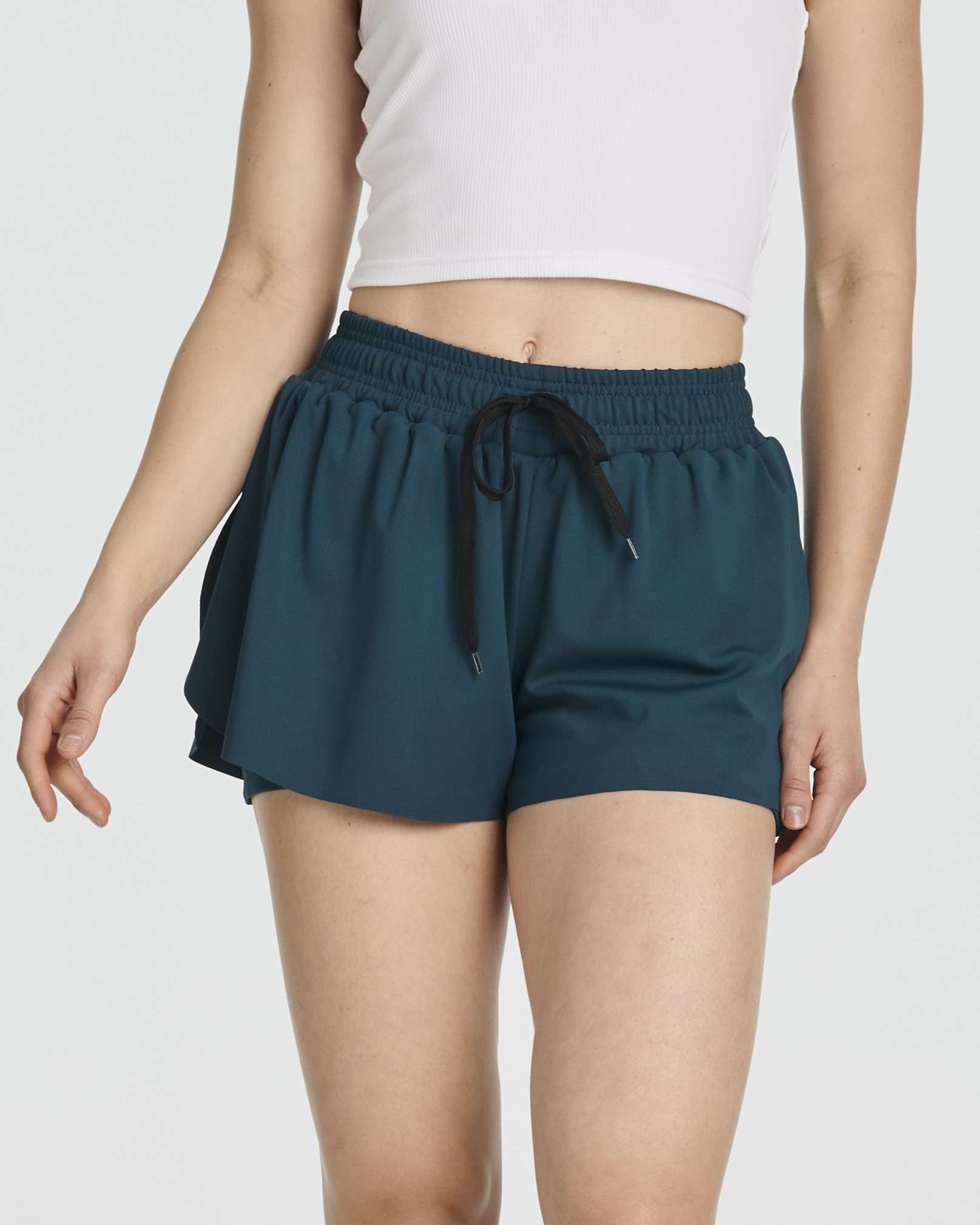 4 Pack: Womens Flowy Dry Fit Running Short - Gym Yoga Workout Summer Shorts (Available In Plus Size)