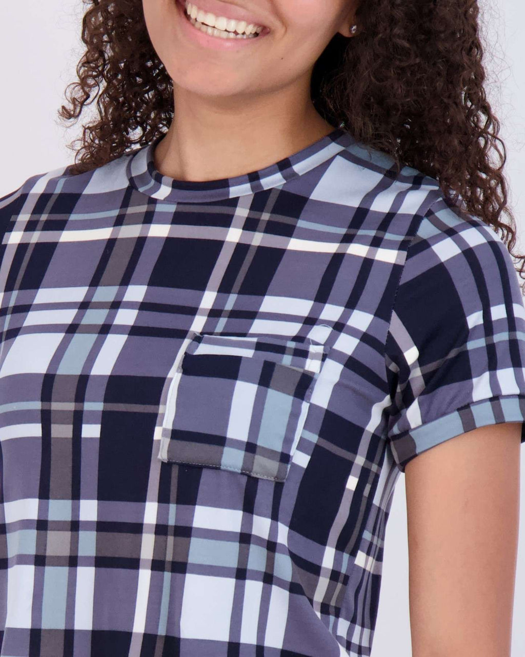 4 Piece: Womens Short Sleeve with Shorts Pajama Set