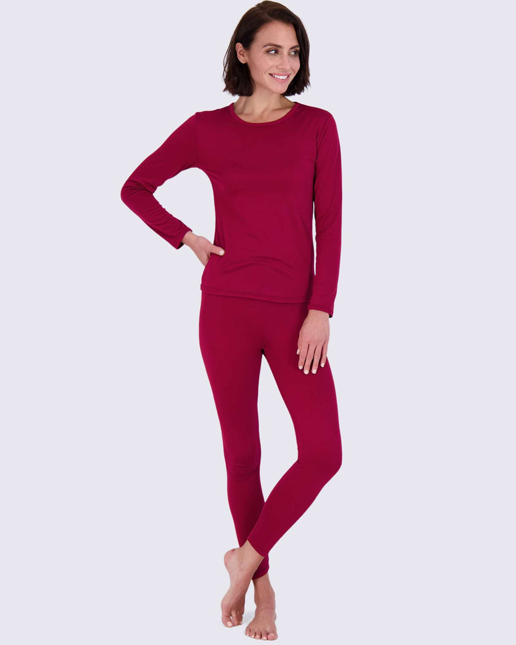 4 Piece: Womens Thermal Underwear Set