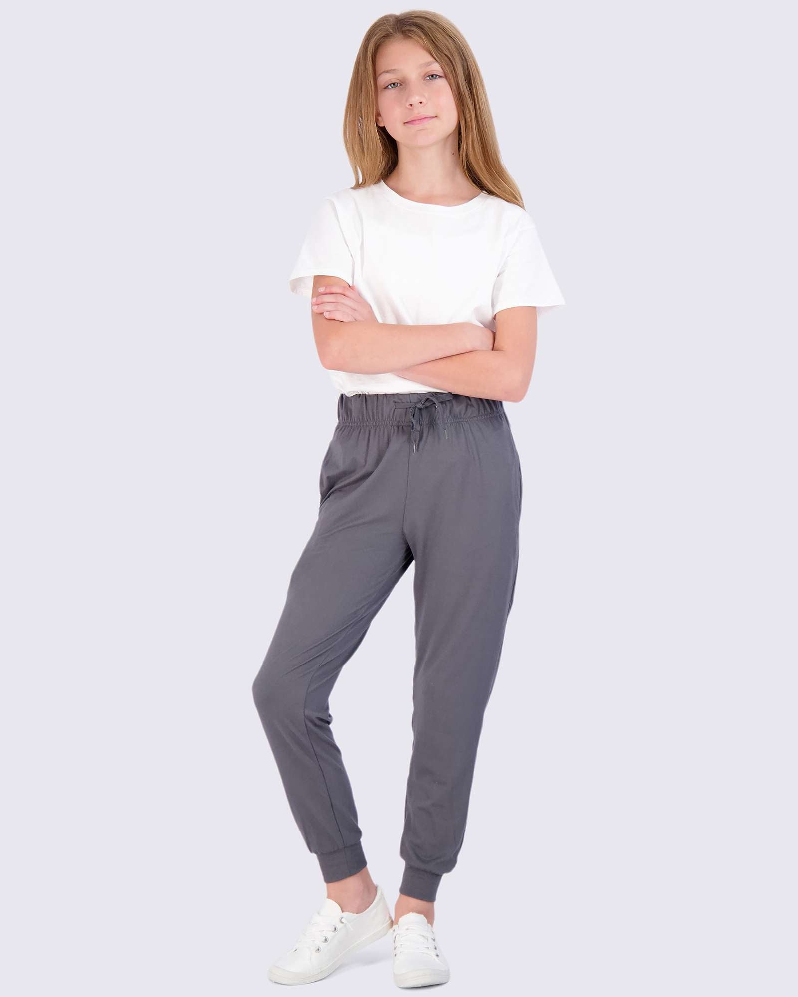 3 Pack: Girls Super-Soft Lounge Jogger Sweatpants