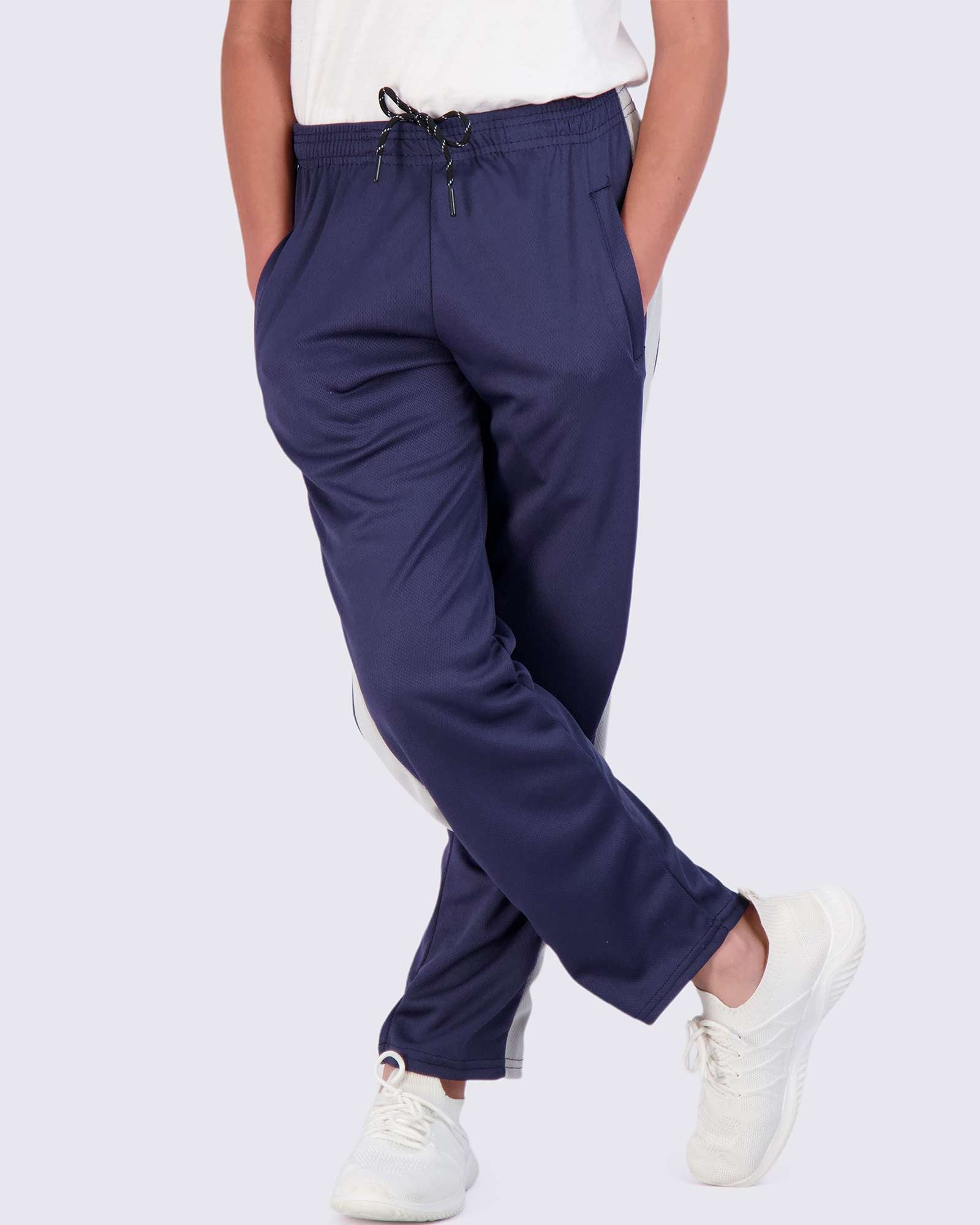 3 Pack: Boys Mesh Open Bottom Active Sweatpants