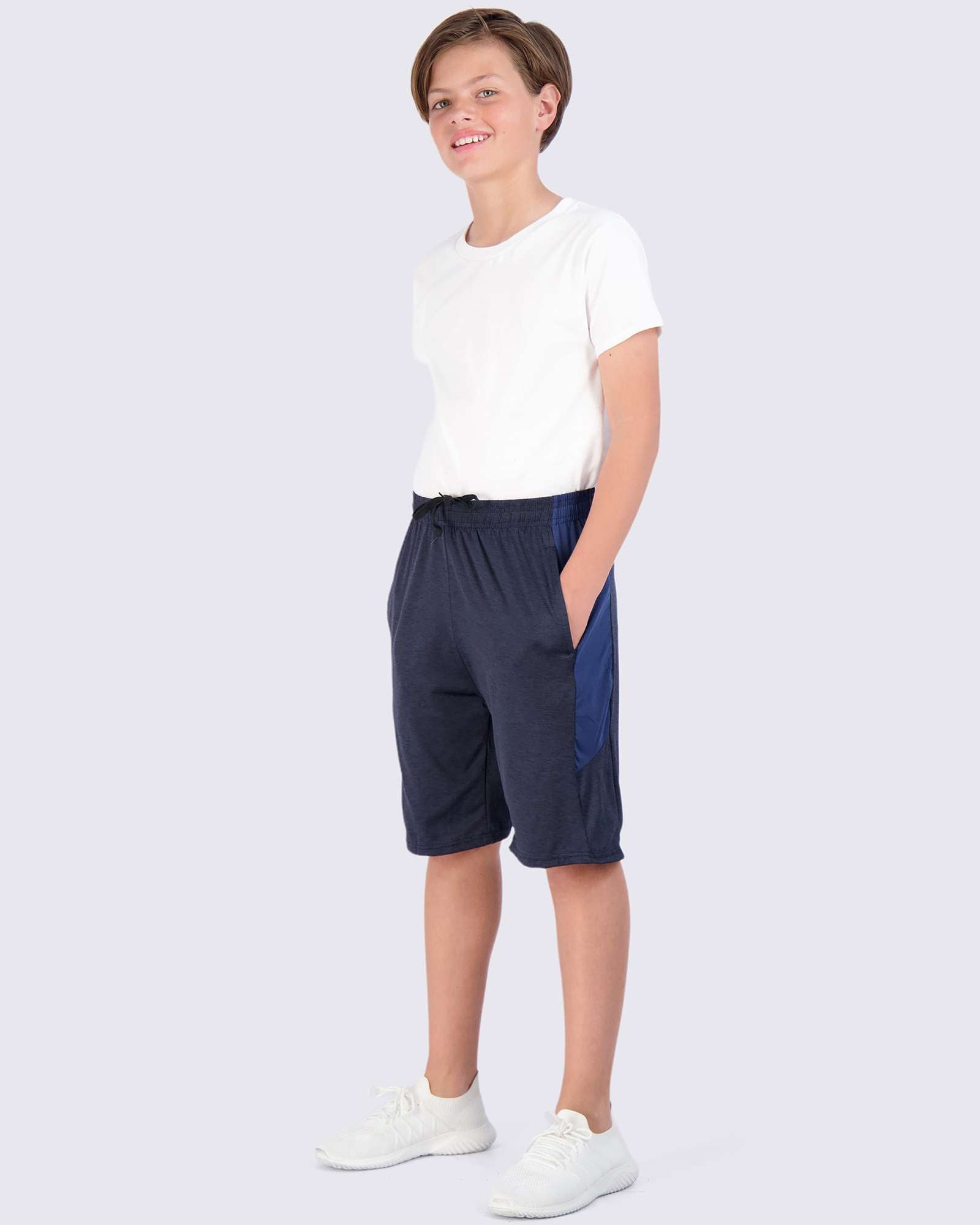 5 Pack: Boys Dry-Fit Active Basketball Shorts