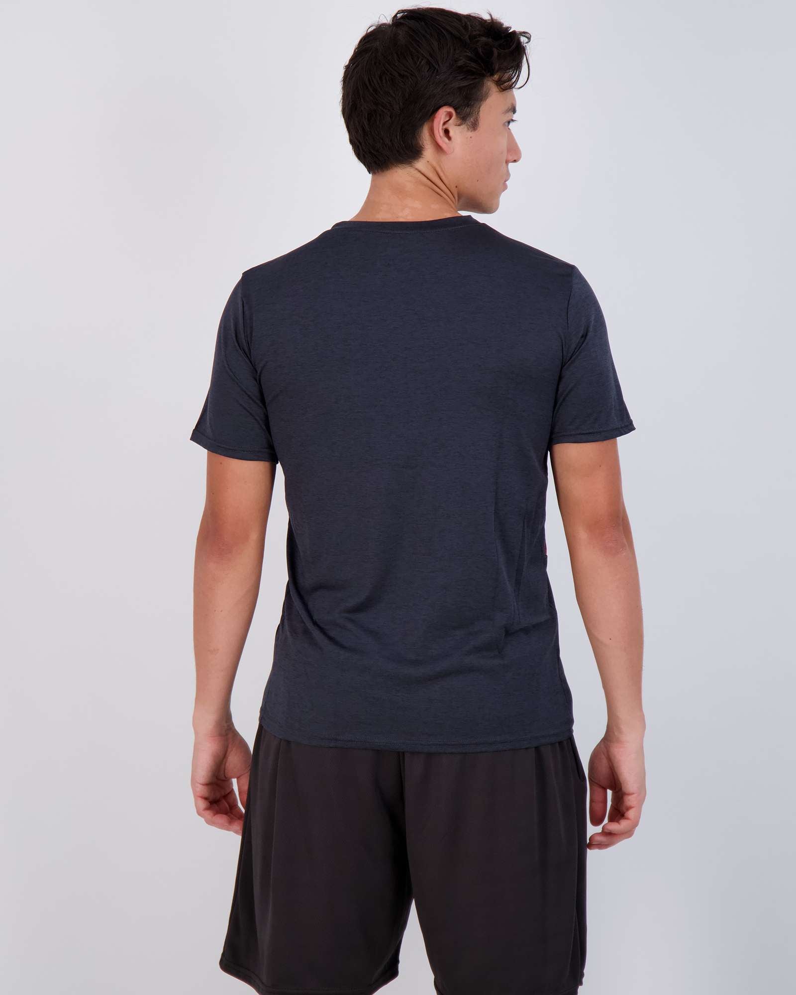 5 Pack: Mens Dry-Fit Active Crew Neck T-Shirt