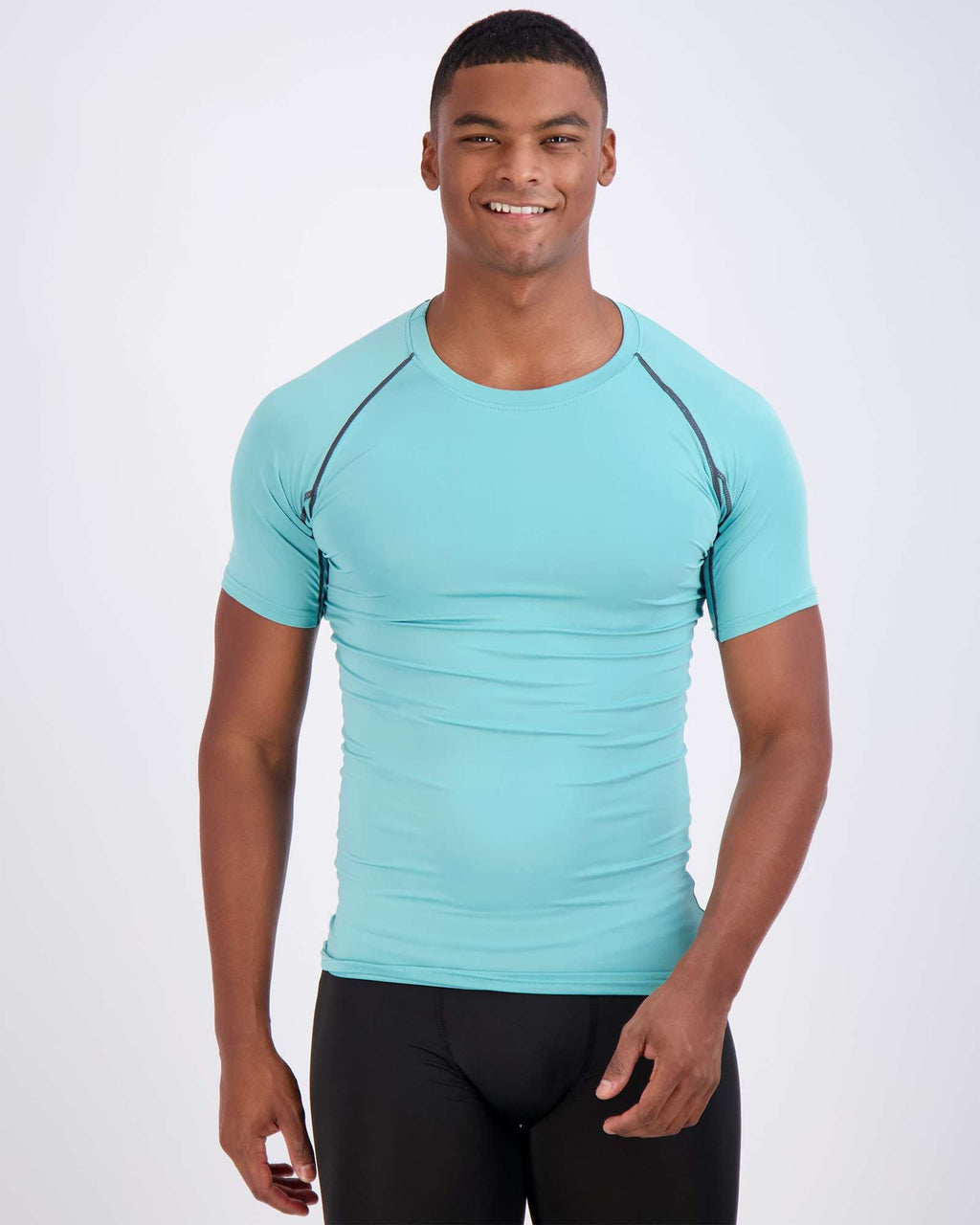 4 Pack: Mens Short Sleeve Compression Shirt