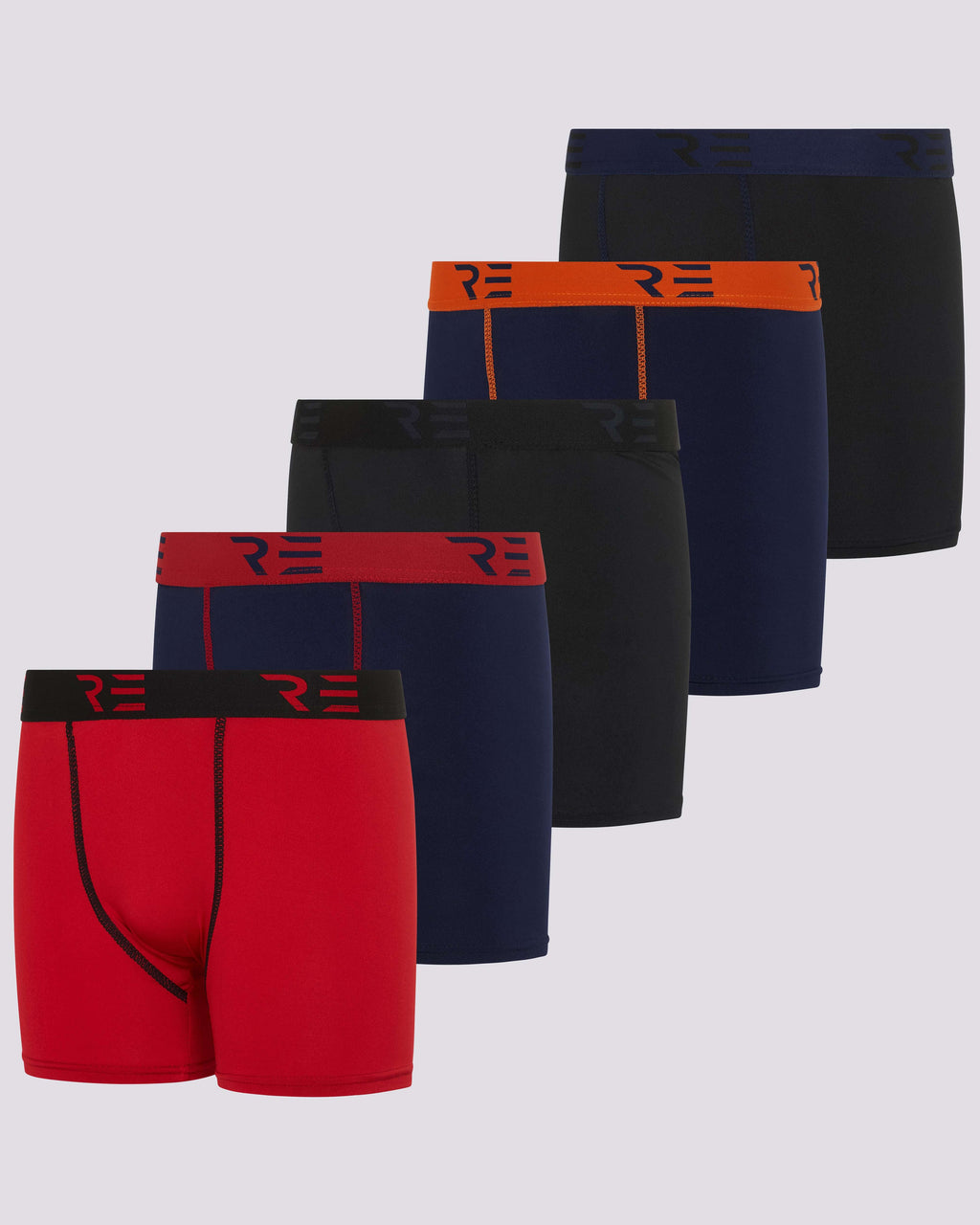5 Pack: Boys Compression Shorts Underwear