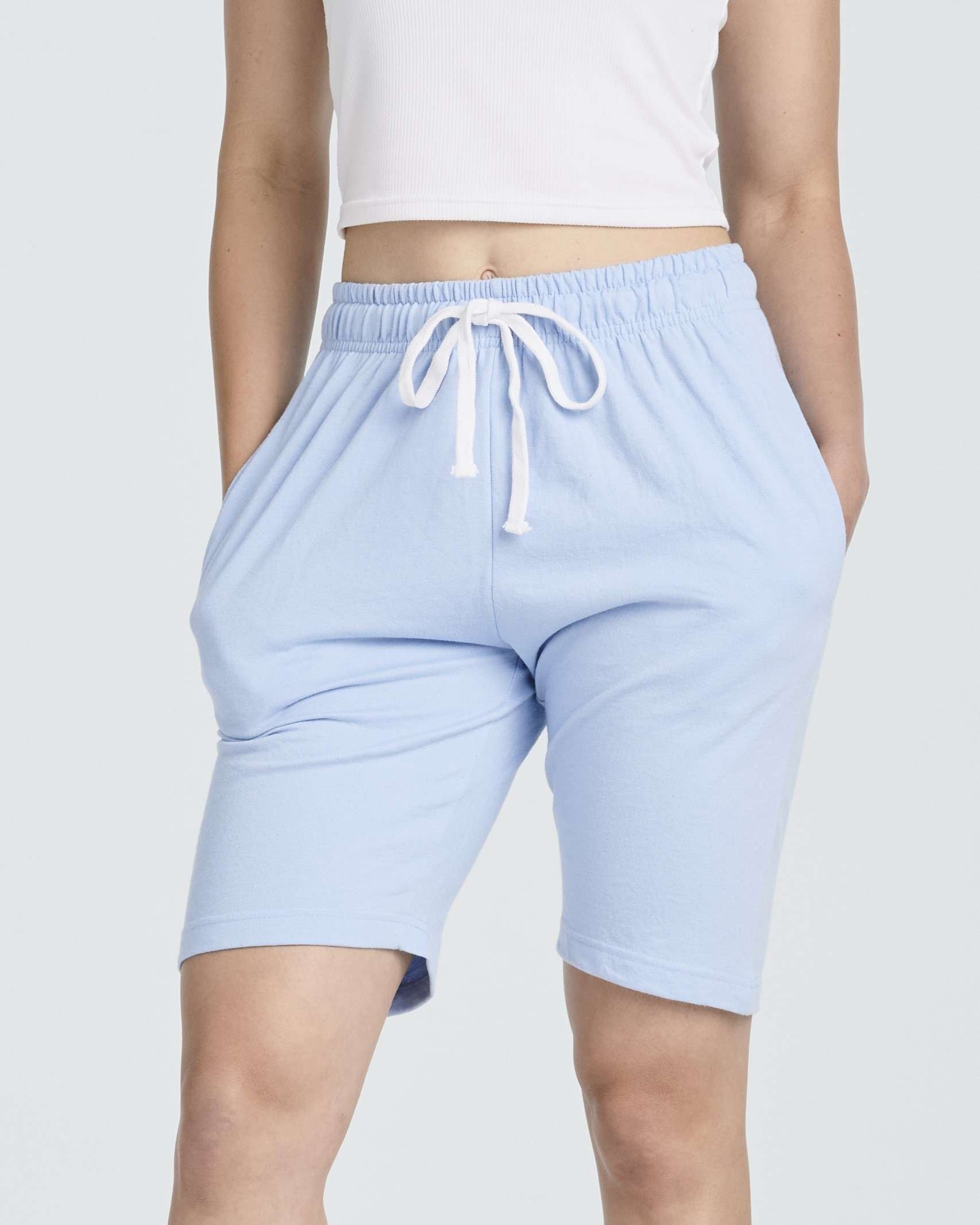 3 Pack: Womens French Terry 9" Bermuda Shorts