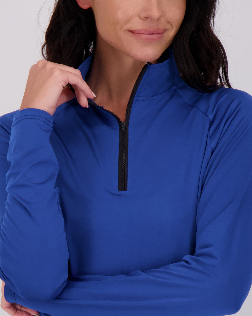3 Pack: Womens Dry-Fit Active Long Sleeve Quarter Zip
