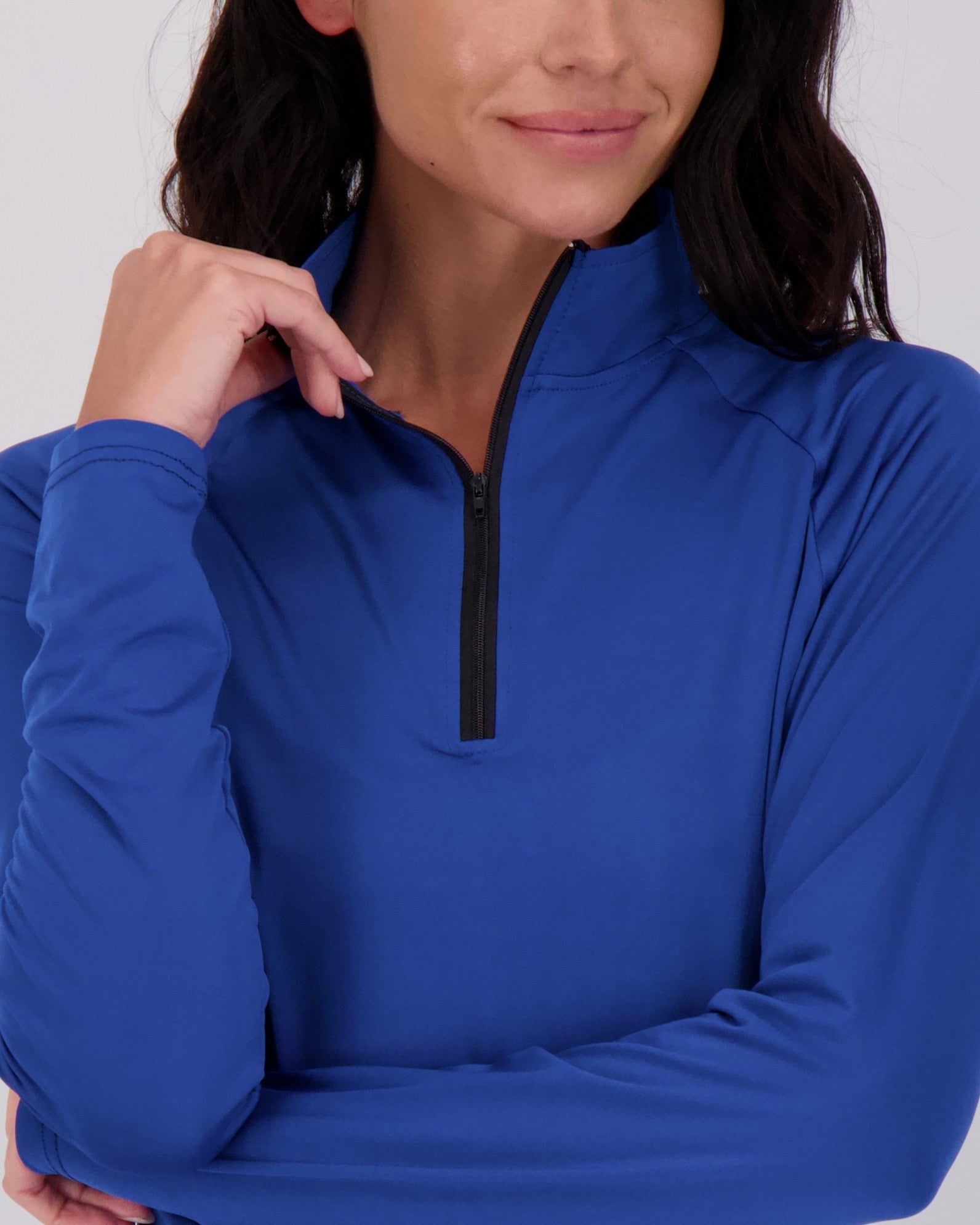 3 Pack: Womens Dry-Fit Active Long Sleeve Quarter Zip