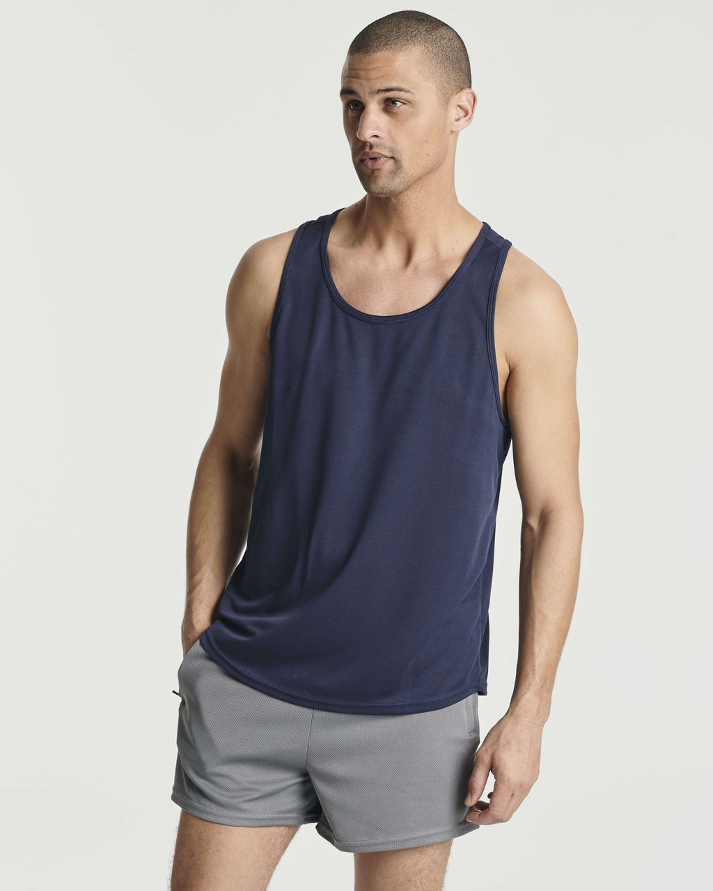 5 Pack: Men's Mesh Y-Back Muscle Tank Top (Available in Big & Tall)