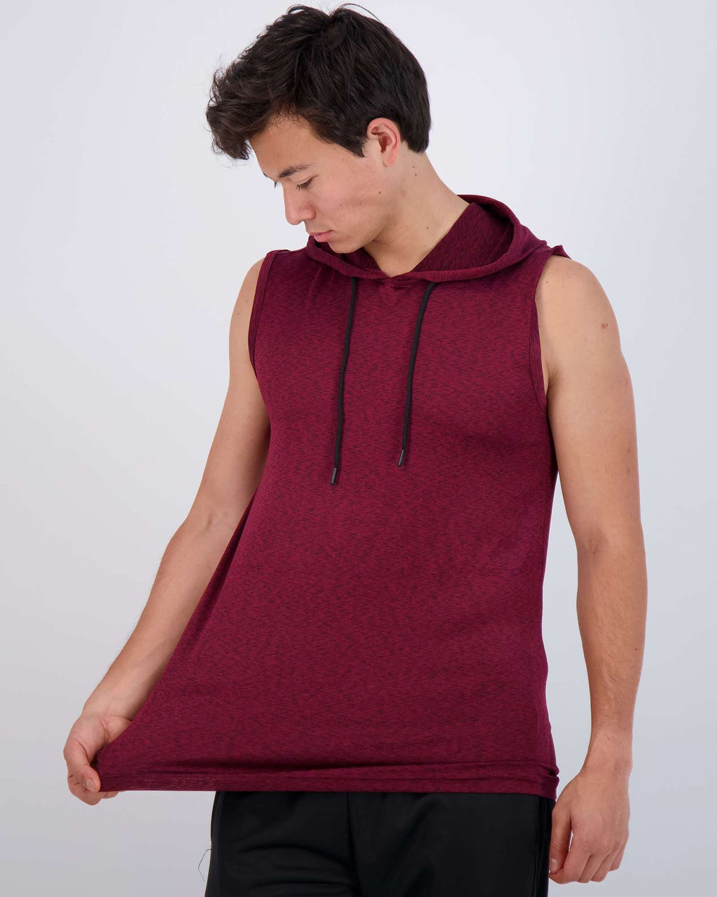 3 Pack: Men’s Dry-Fit Active Tank Top Hoodie